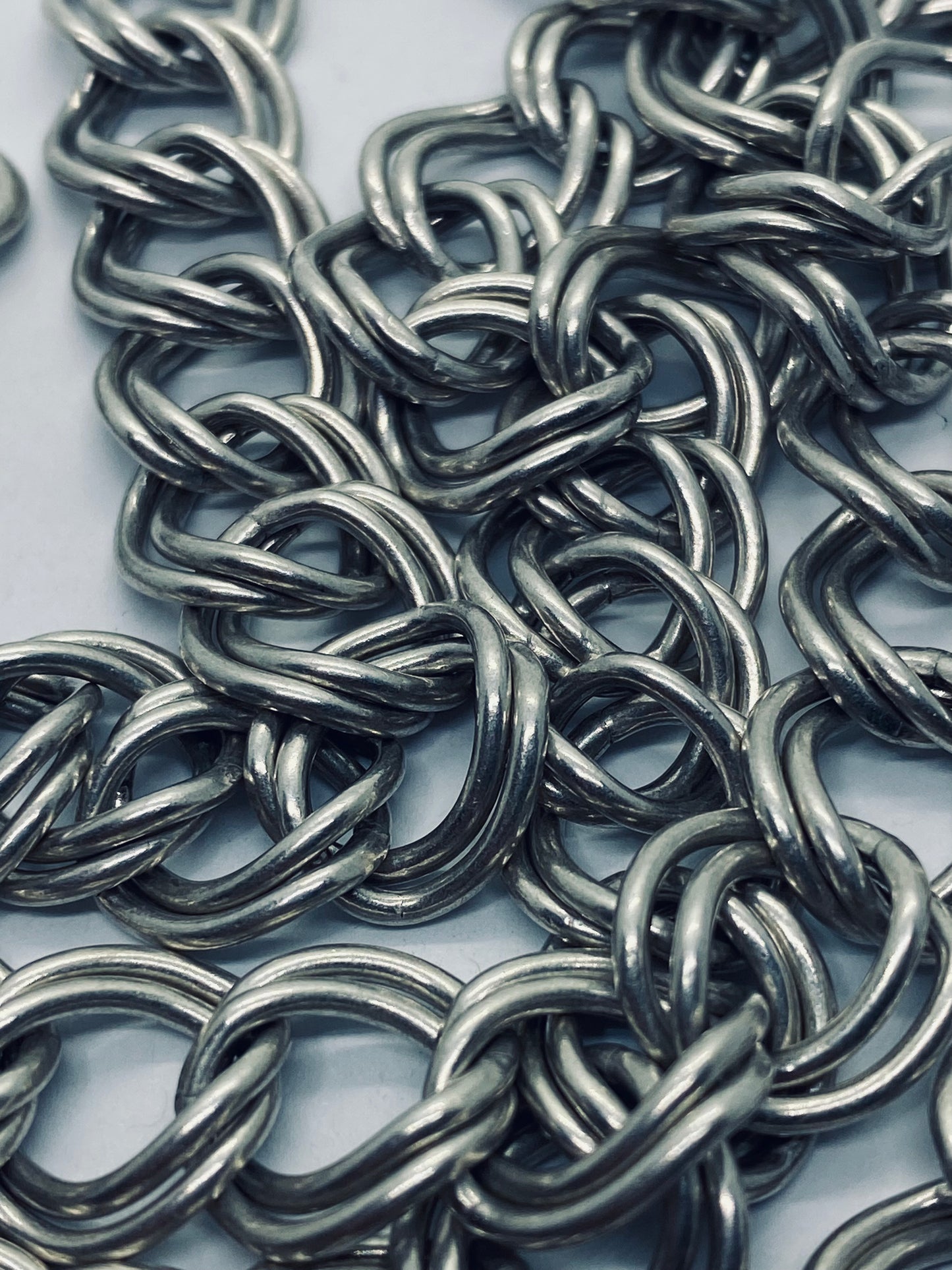 Tiffany & Co double link chain necklace 925 Sterling Silver 25.25” 12MM Wide