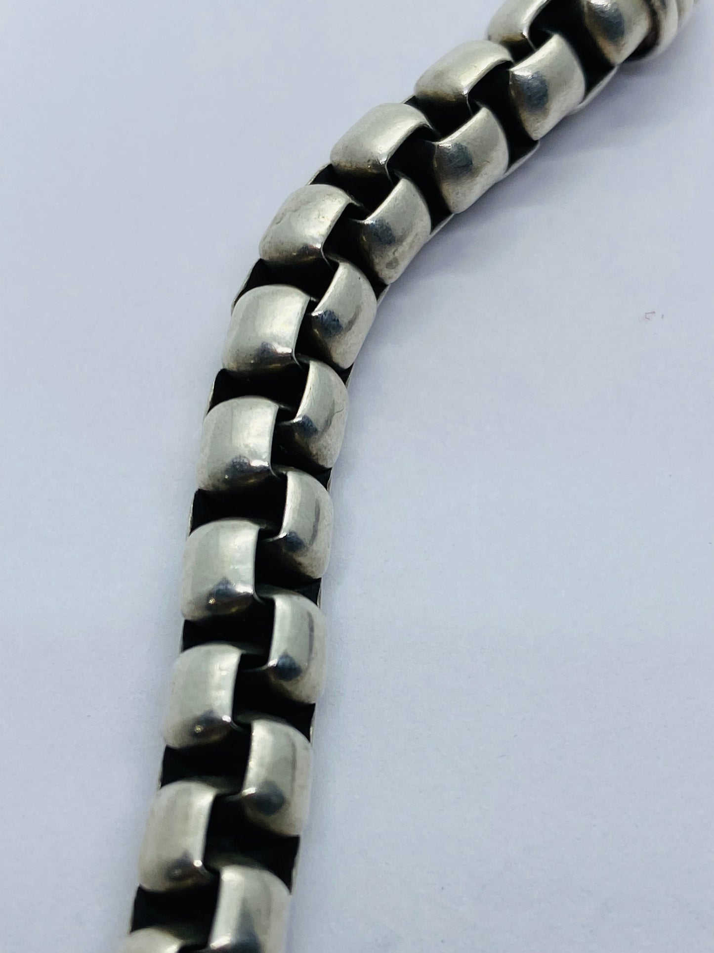 Authentic David Yurman Extra Large 8.75” Box Chain Bracelet 7mm. 50.6 Grams.