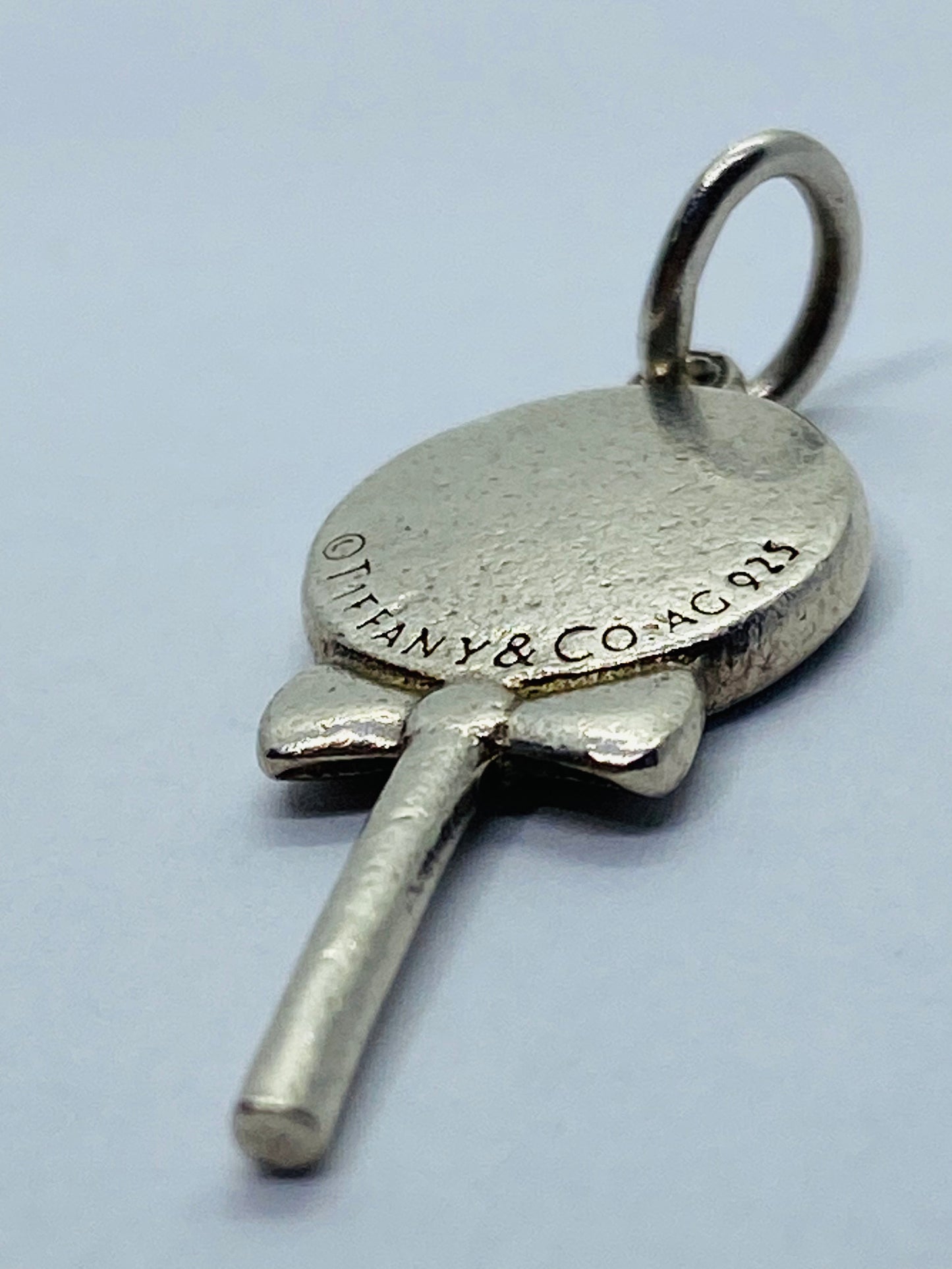 Tiffany and Co. Blue Enamel Lollipop Charm Great Condition