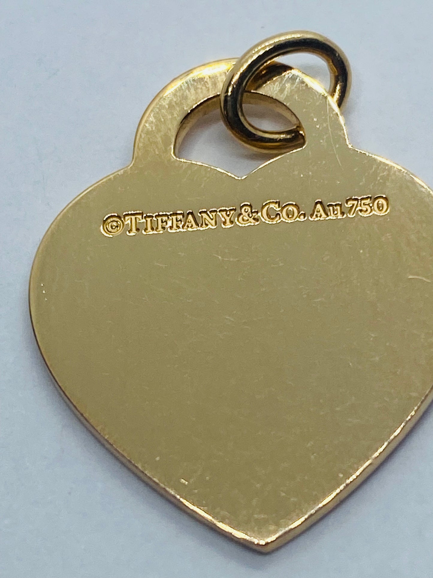 Retired TIFFANY & CO Disney Cruise Line 18K Rose Gold Heart Pendant Collector