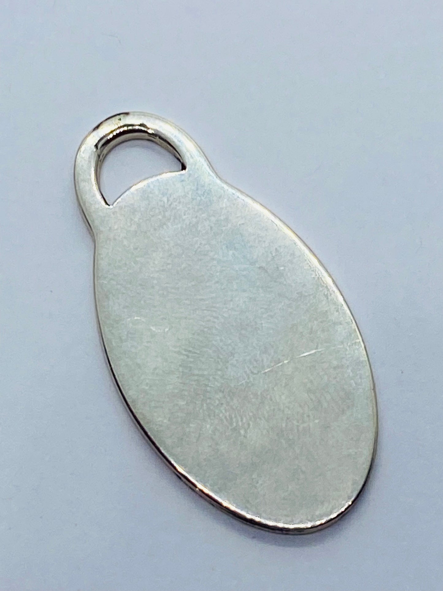 Tiffany & Co. 2001 Oval Tag in Sterling Silver 925 42x20MM