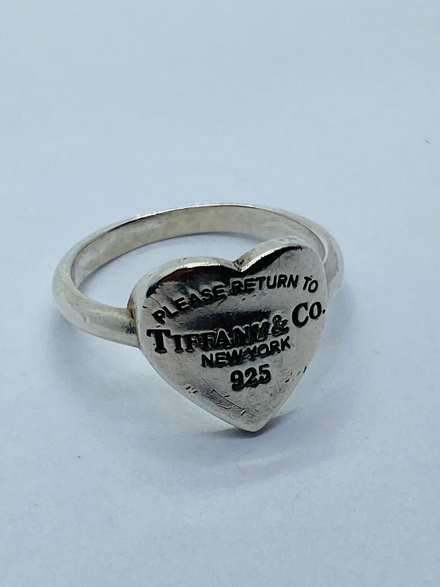 Tiffany & Co Ring Size 6 Sterling Silver Return To Tiffany & Co” New York , 925