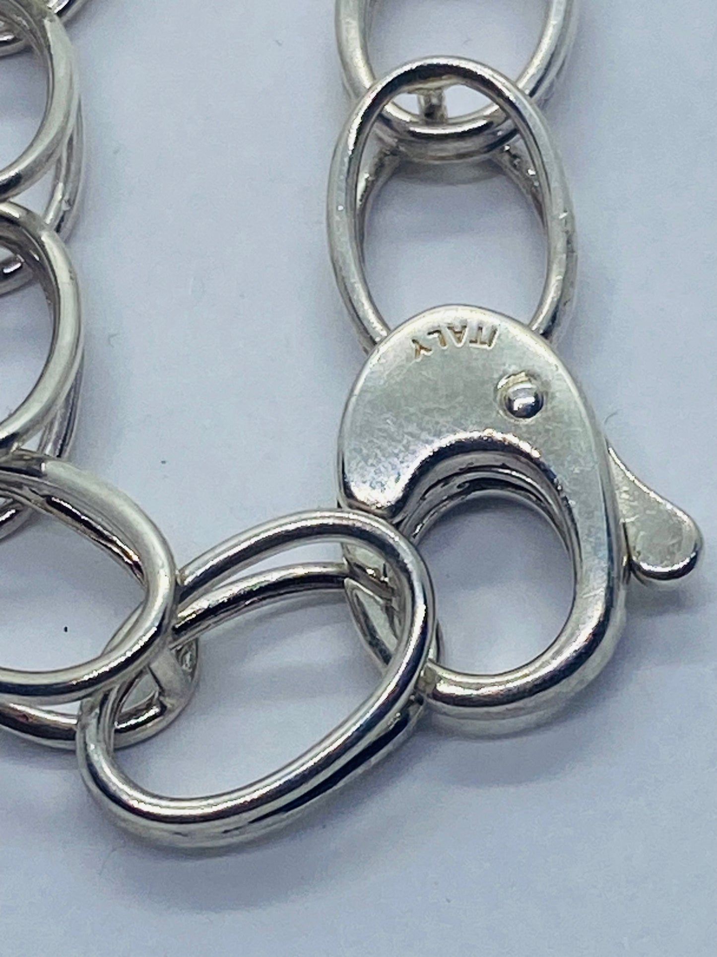 Vintage Tiffany & Co Sterling Silver Double Chain Link Bracelet 7.25”