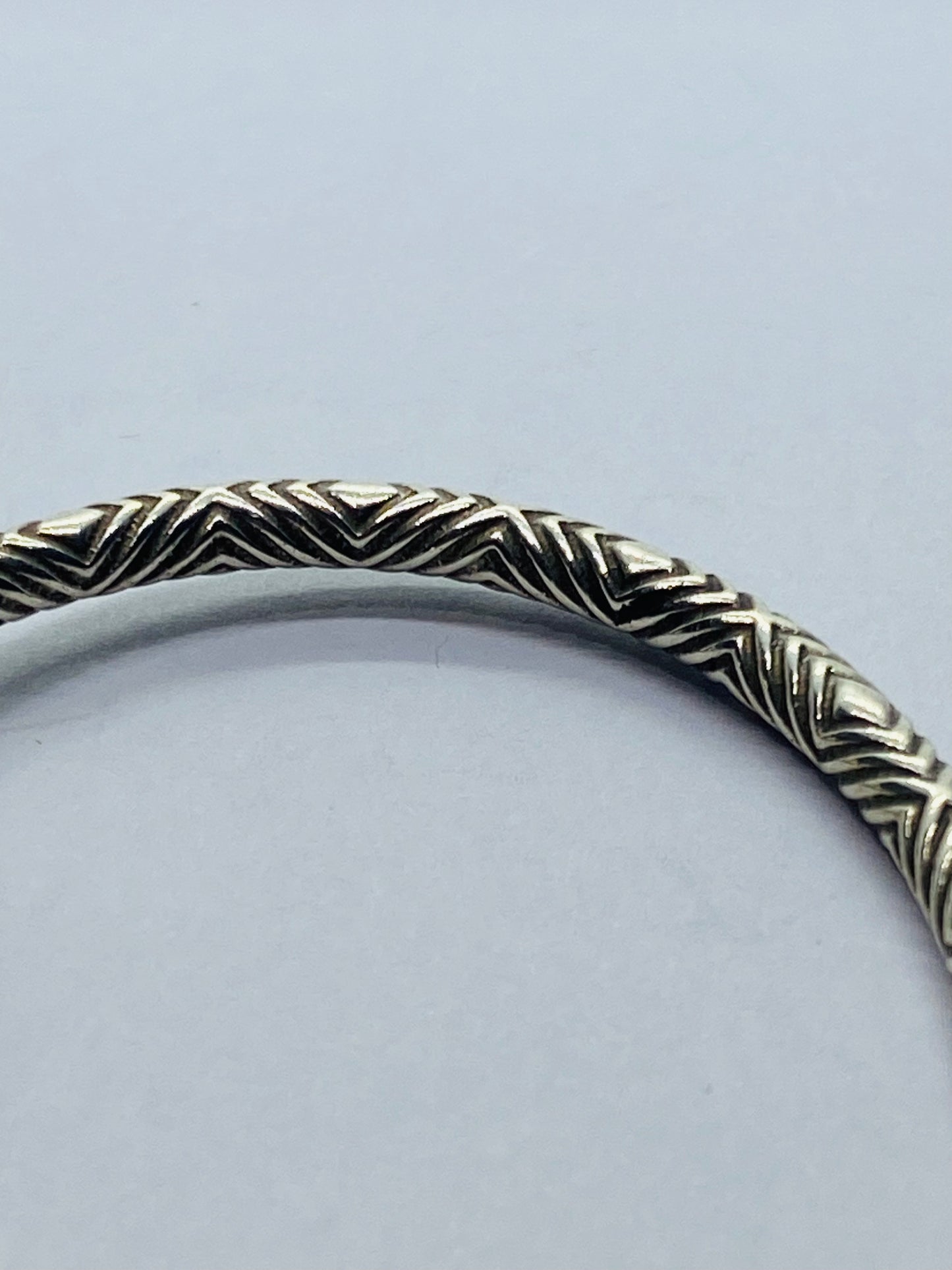 Tiffany & Co. Textured HardWear Ball Cuff Bracelet Sterling Silver 925 SMALL 5.5