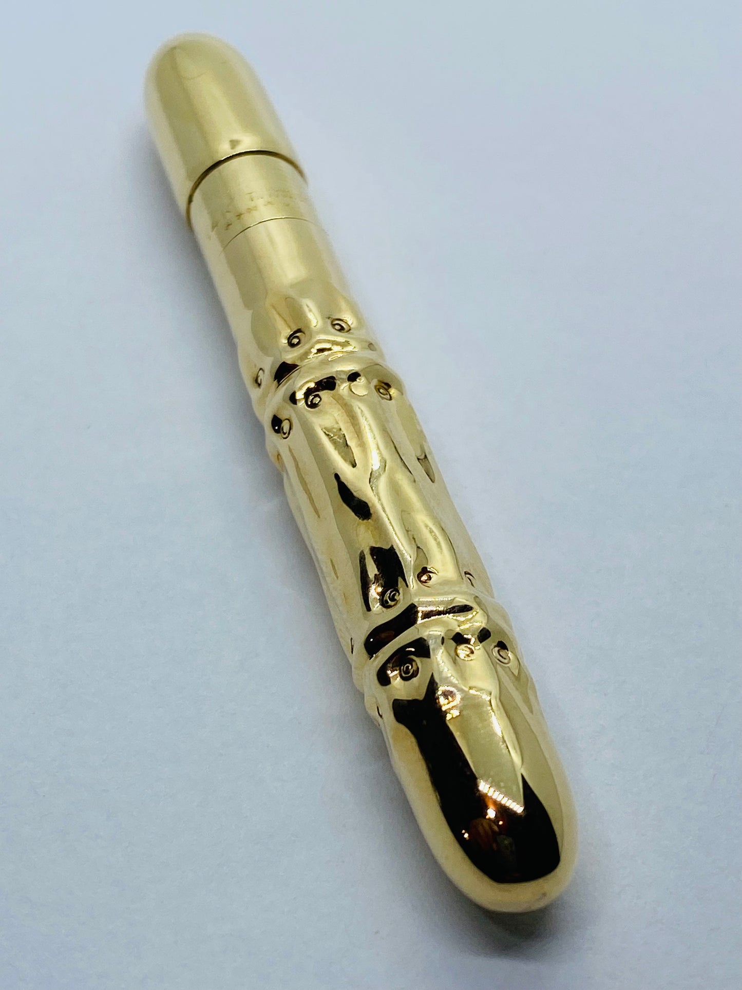 Tiffany Co 14k Vintage Bamboo Pen Brush Original Box Makeup Rare Vintage 18 Gram