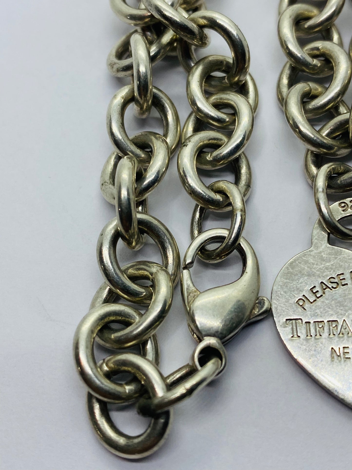 AUTHENTIC TIFFANY & CO STERLING PLEASE RETURN TO TIFFANY HEART Necklace 16”