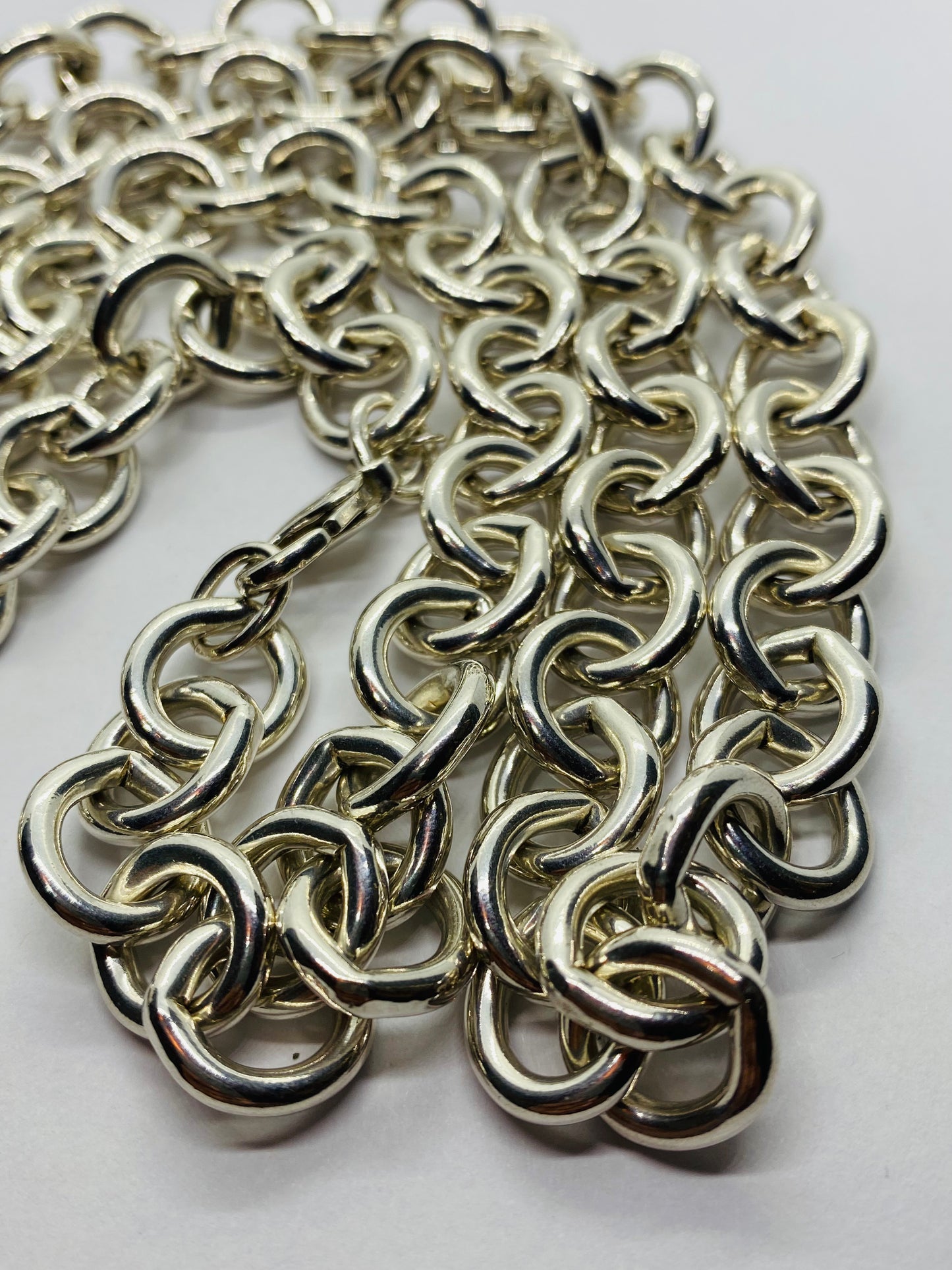 RARE Tiffany & Co. Chain Necklace Belt Vintage, 225 Grams, 30” Long AUTHENTIC