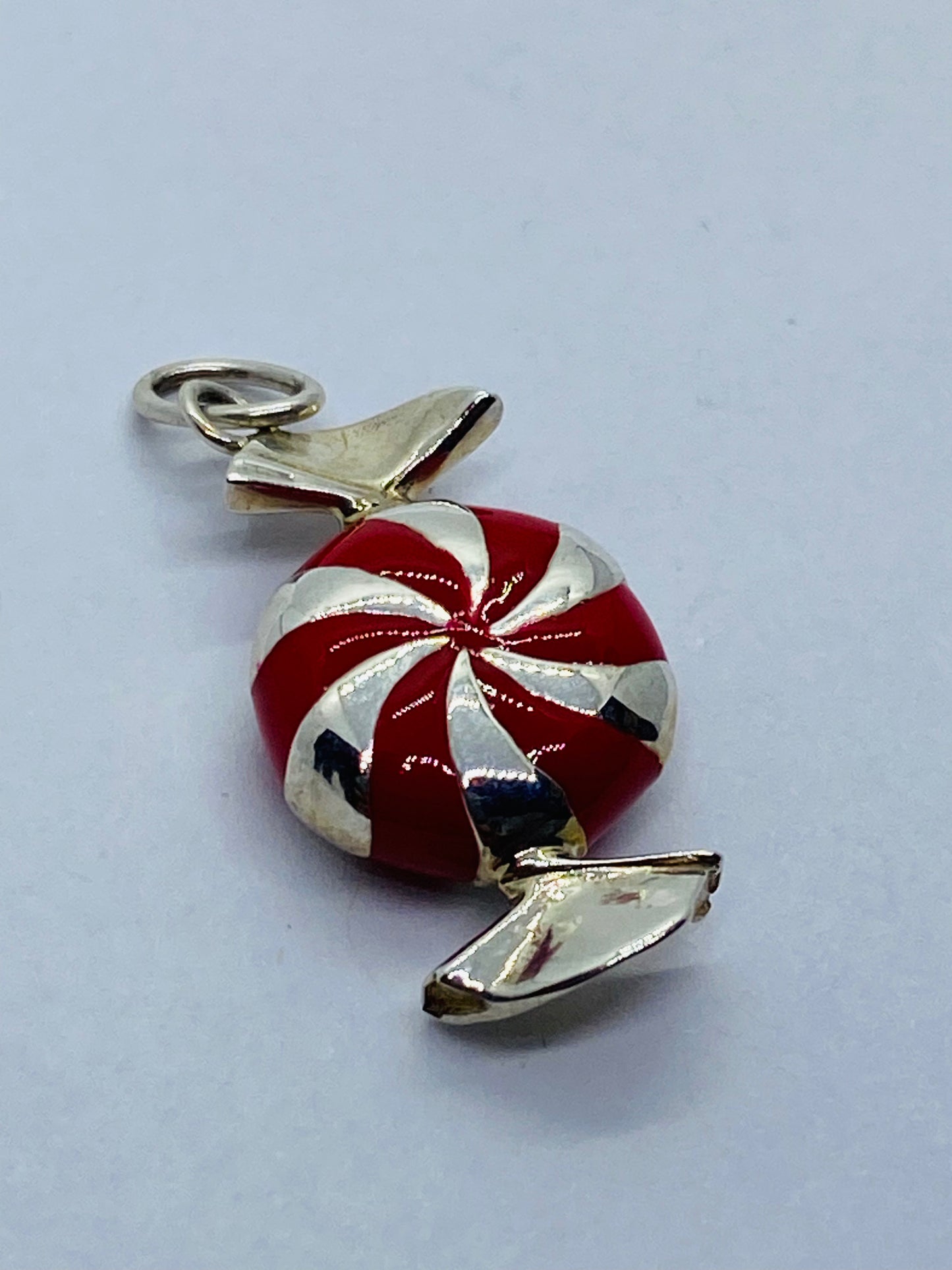 Tiffany & Co BON BON CANDY Mint Charm or Pendant Enamel Sterling Silver 925 READ