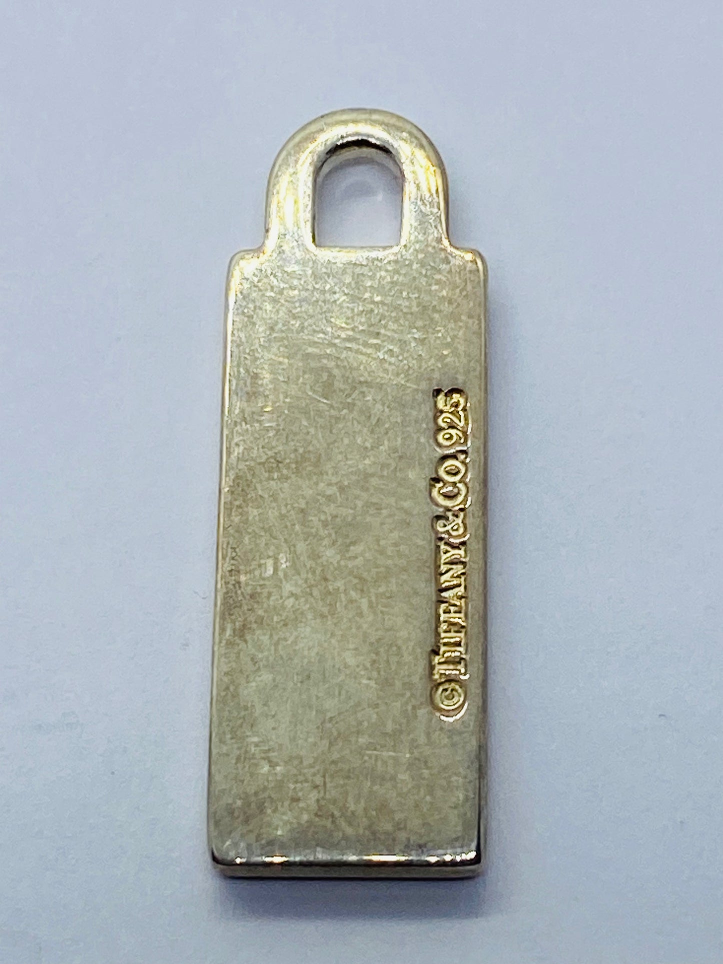Tiffany & Co Silver Old Bond Street Pendant Charm For Necklace retired