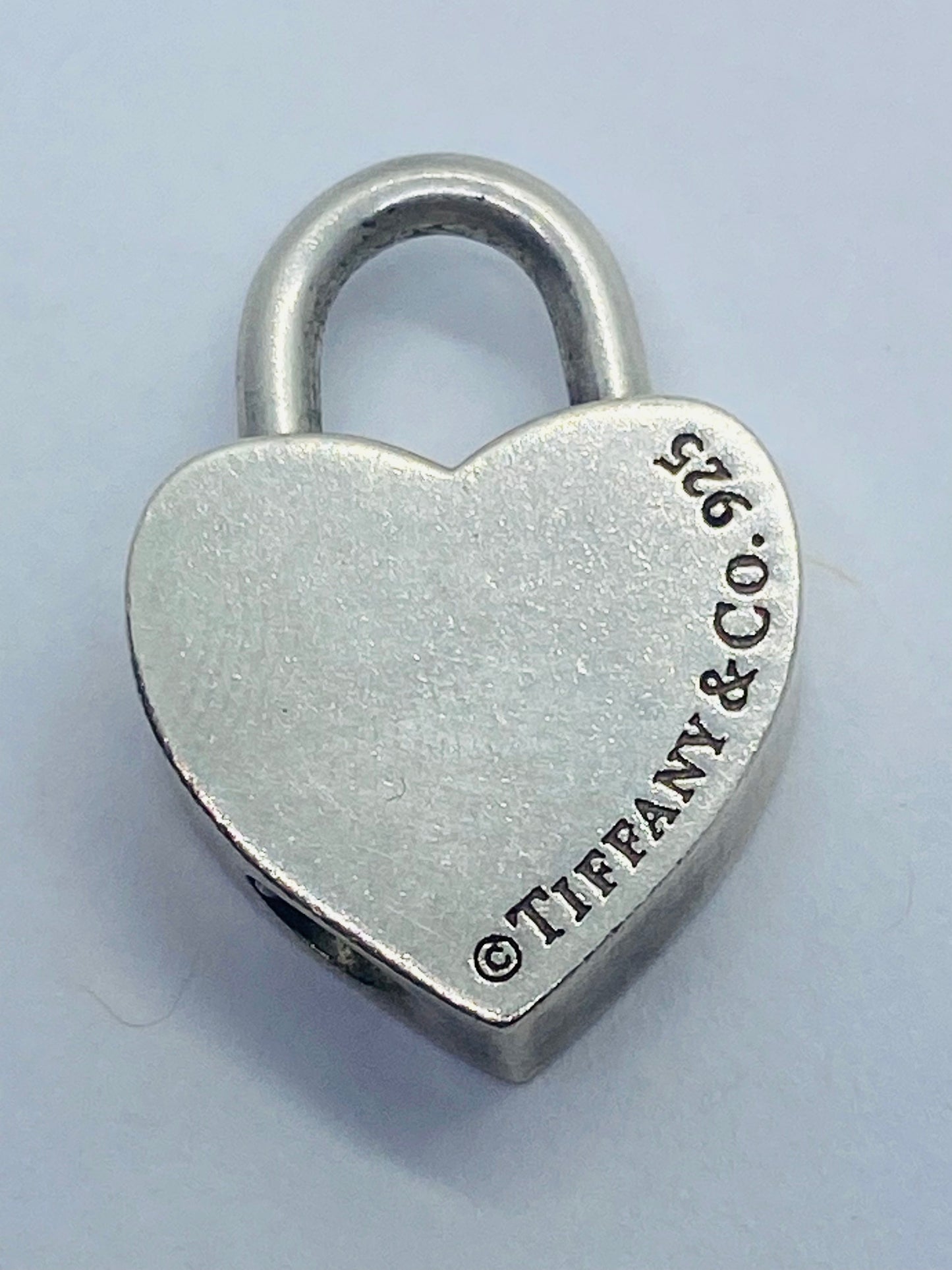 Tiffany & Co Silver I LOVE YOU Heart Padlock Pendant