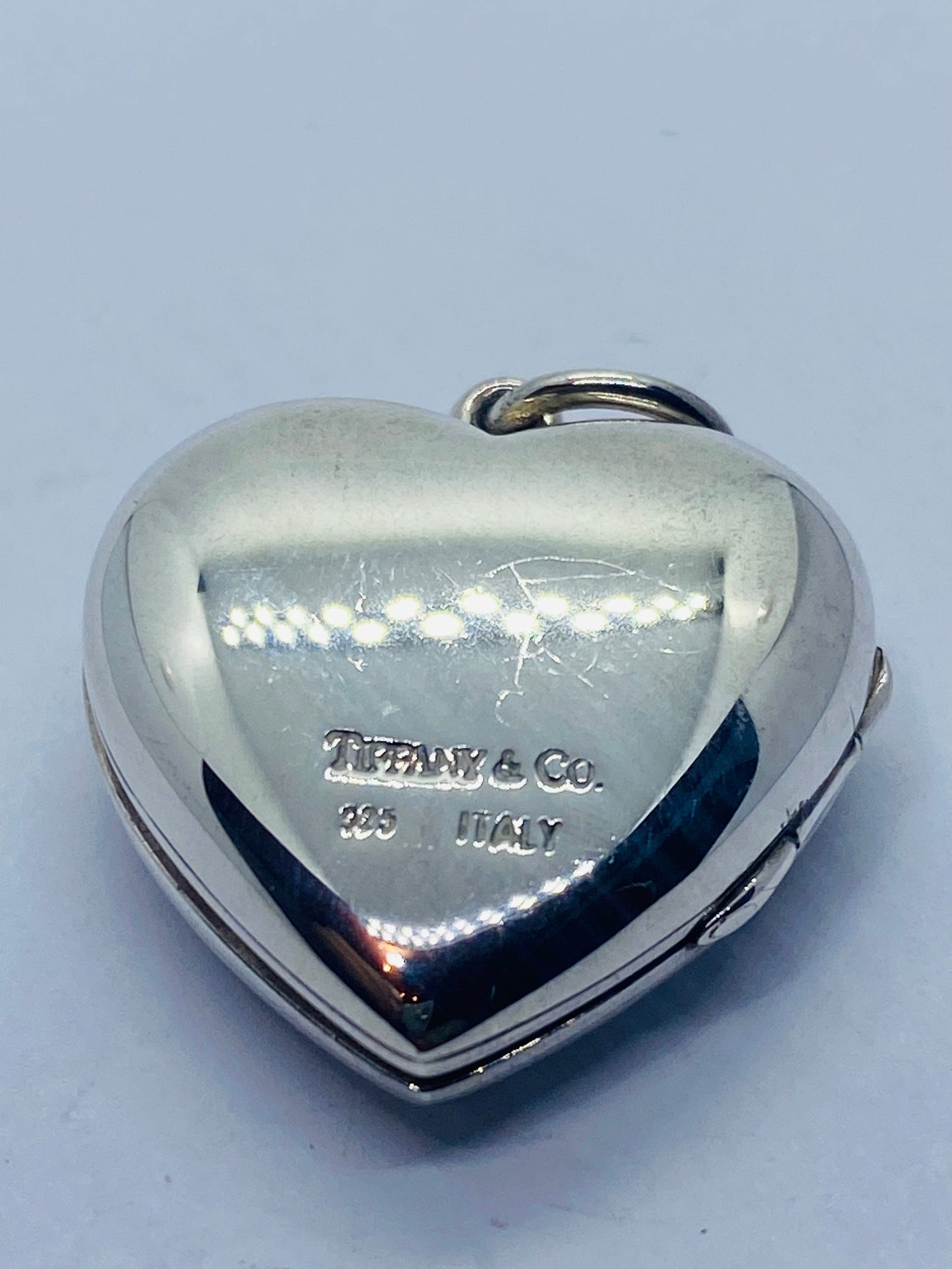 Tiffany & Co Locket LARGE 31mm without bail Excellent Condition 925