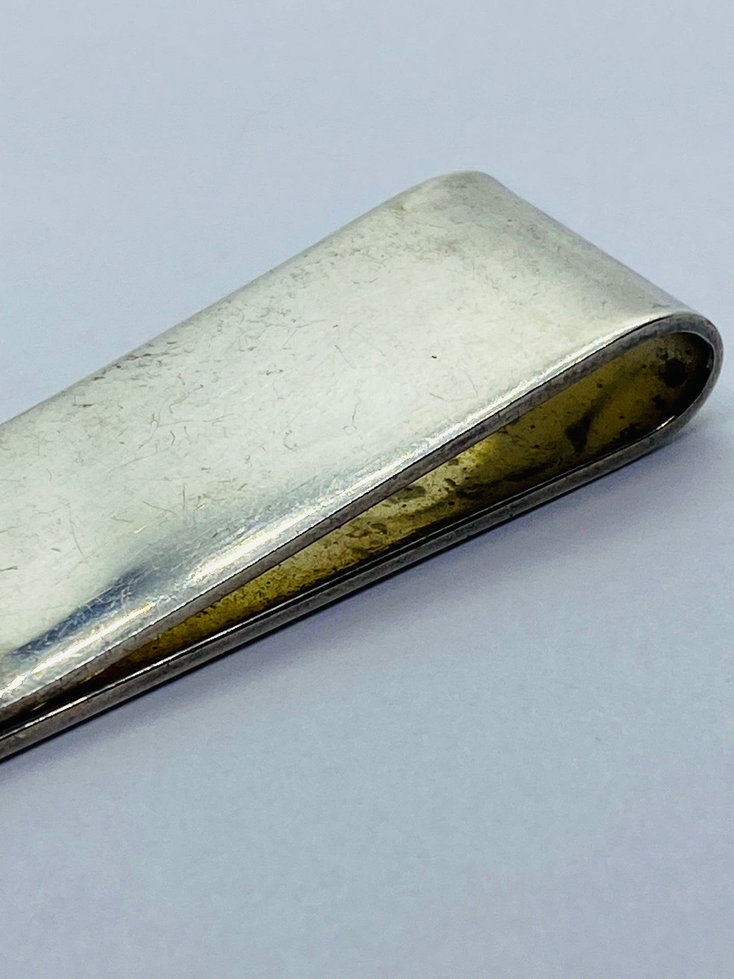 Tiffany & Co Diamond Ace Spade Heart Silver Enamel Poker Card Money Clip