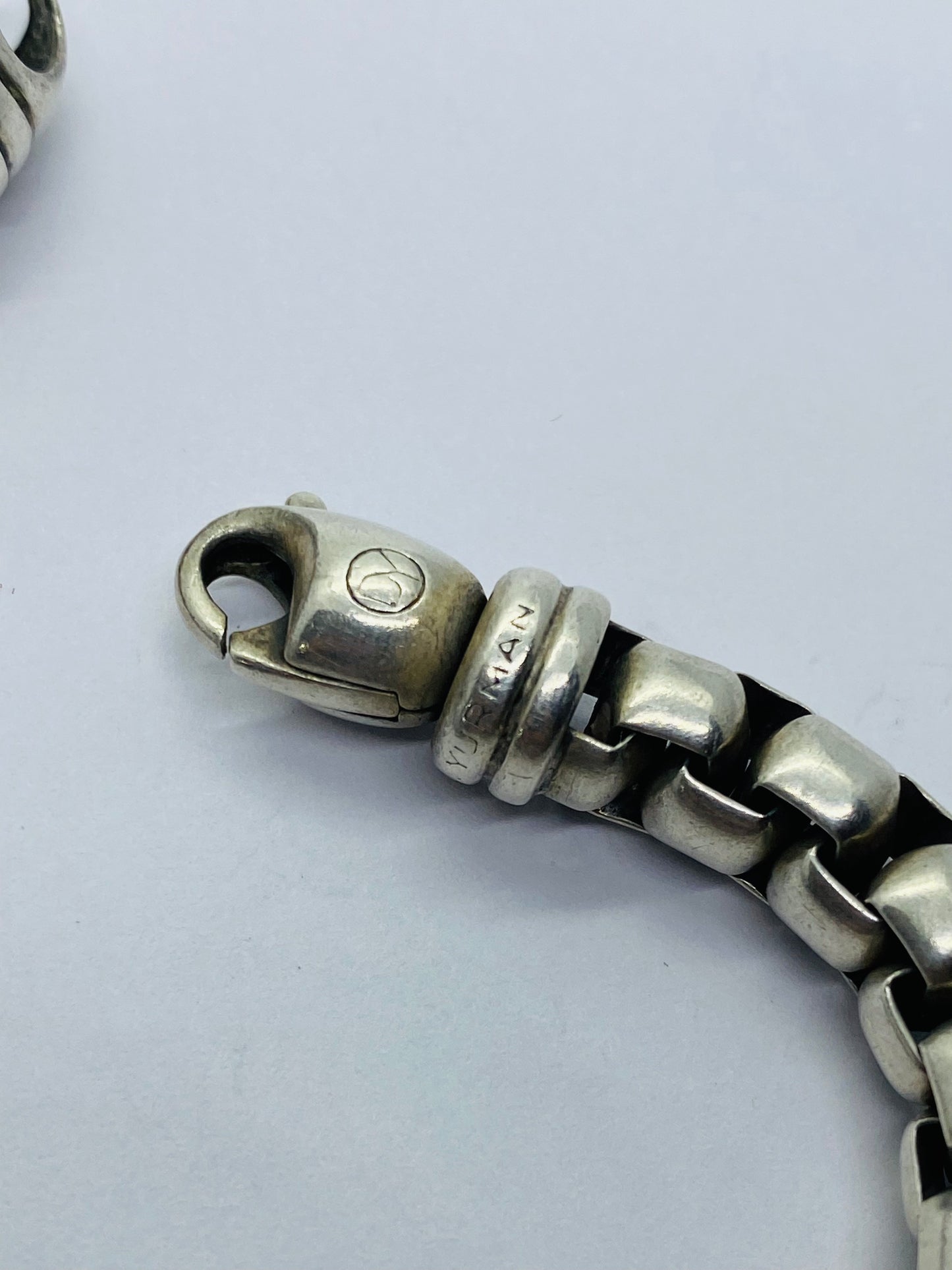 Authentic David Yurman Extra Large 8.75” Box Chain Bracelet 7mm. 50.6 Grams.