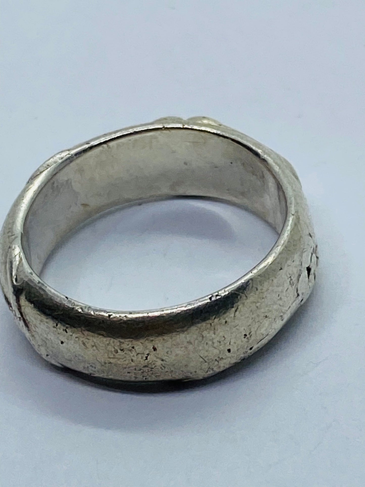 TIFFANY & Co. Nature Rose Flower Ring Rare Sterling Silver Sz 5