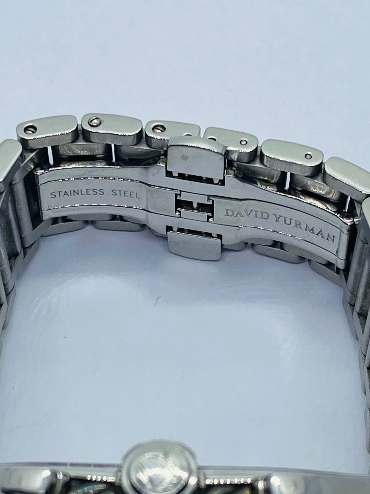 David Yurman Thoroughbred Belmont 41mm T305-CST Automatic Mens Watch 6.5” Wrist