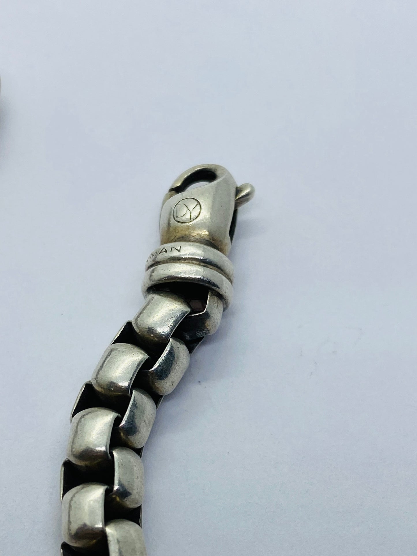 Authentic David Yurman Extra Large 8.75” Box Chain Bracelet 7mm. 50.6 Grams.