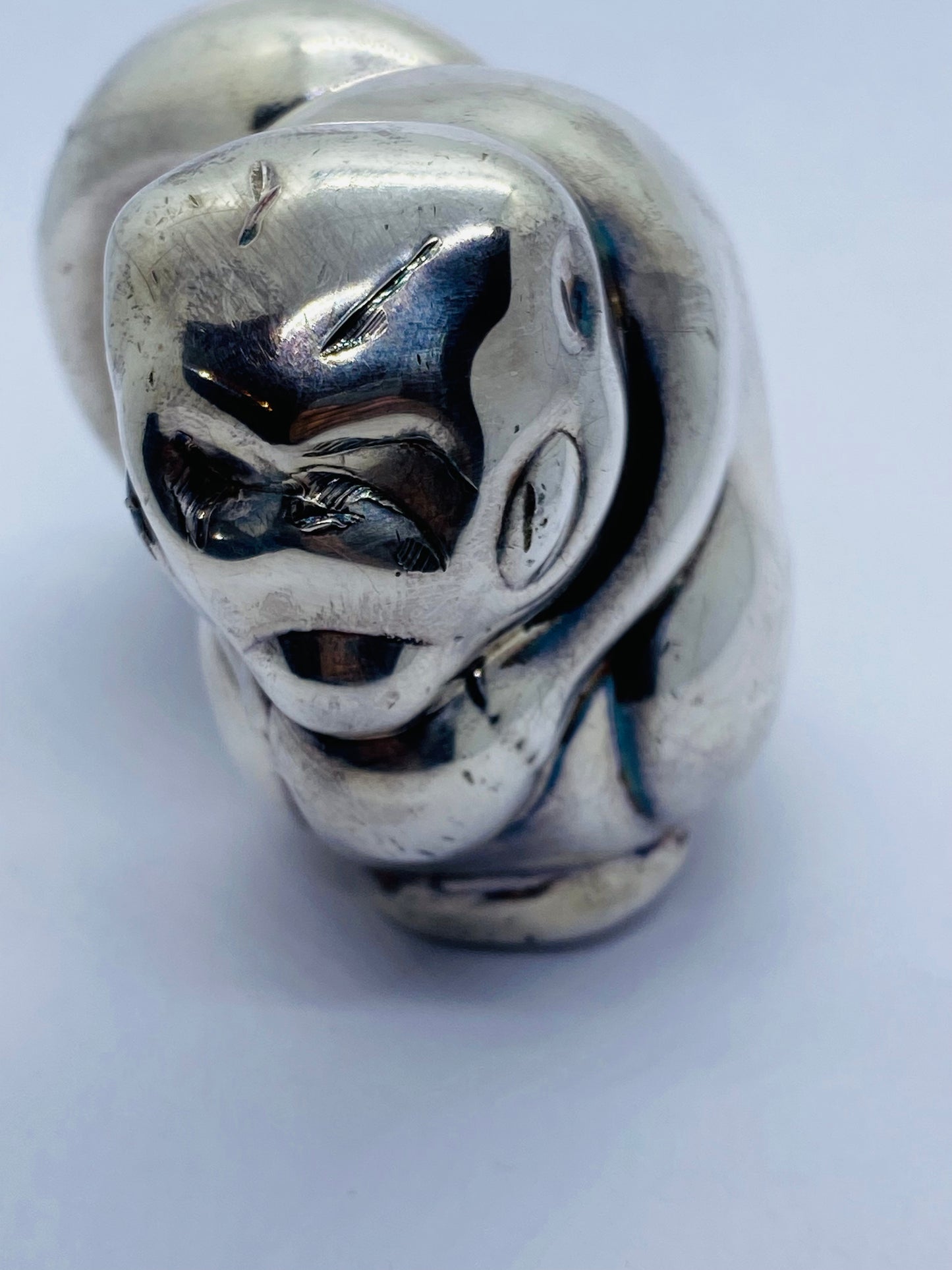RARE Tiffany & Co. Sterling Silver Monkey Baby Rattle 101 Grams! Collector