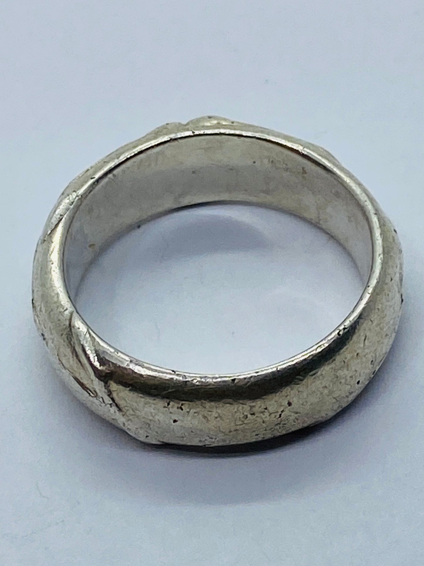 TIFFANY & Co. Nature Rose Flower Ring Rare Sterling Silver Sz 5