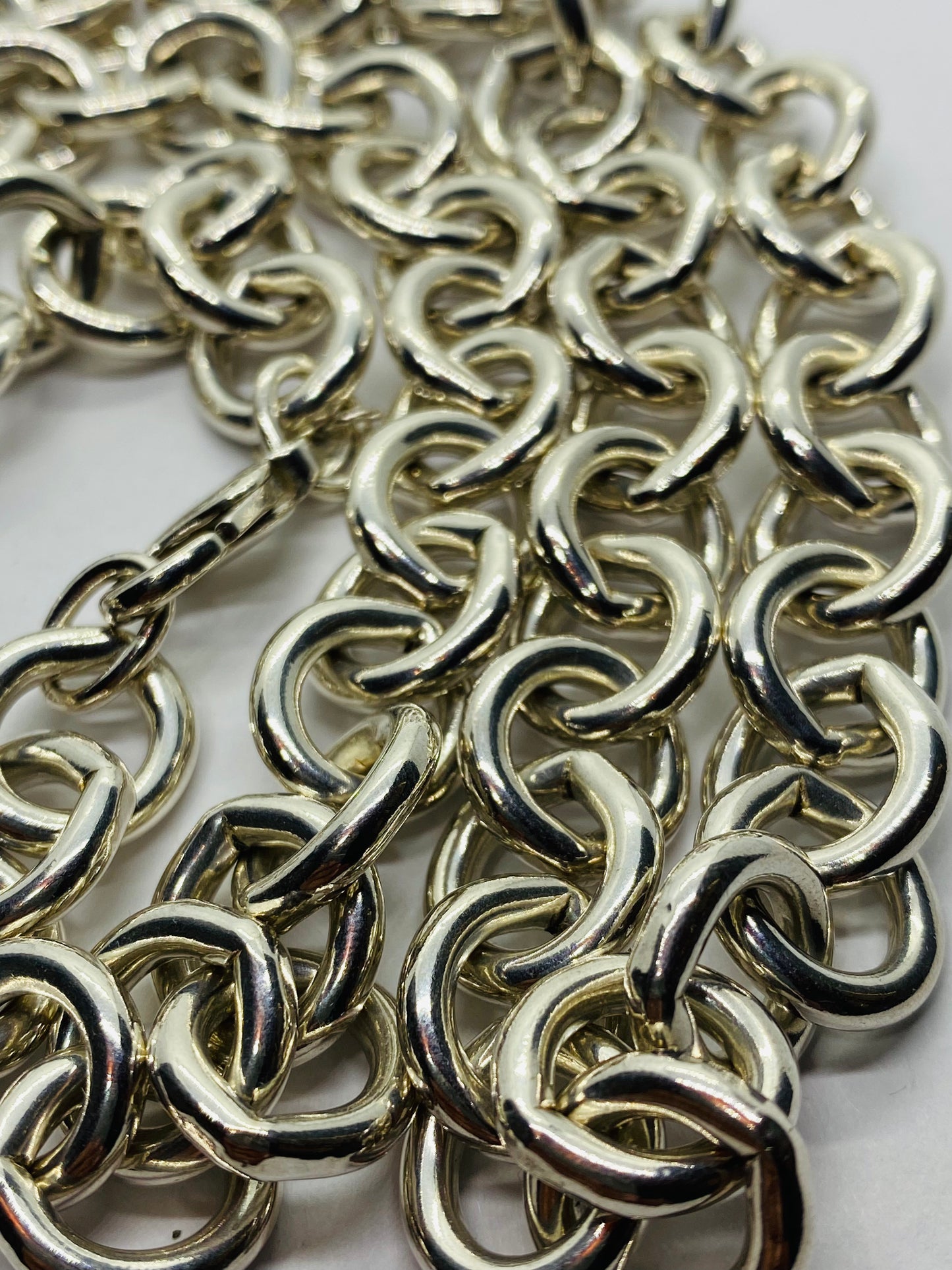 RARE Tiffany & Co. Chain Necklace Belt Vintage, 225 Grams, 30” Long AUTHENTIC