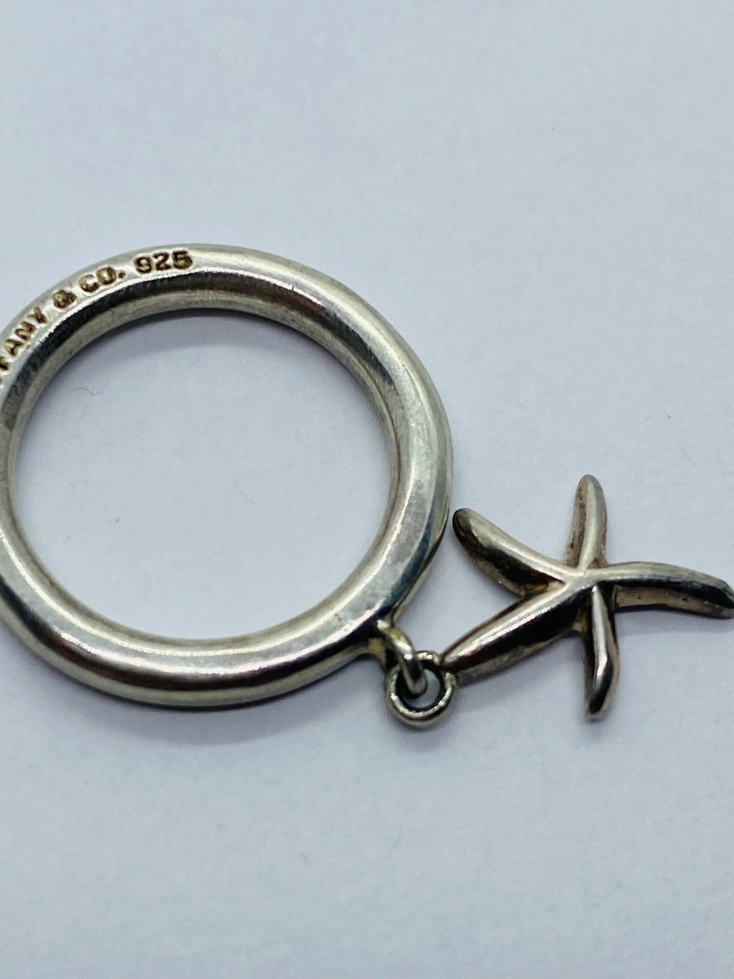 Tiffany & Co Sz 3.75 Dangle Ring Sterling Star Fish (read) (Customized)