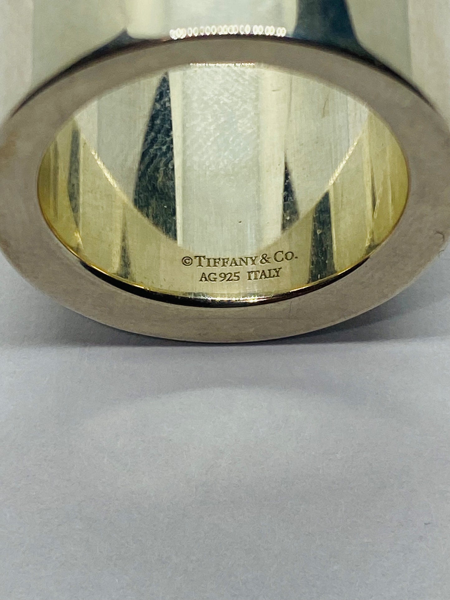 Tiffany & Co Out of Retirement Ring Heavy Dome Ring Sterling Silver 925
