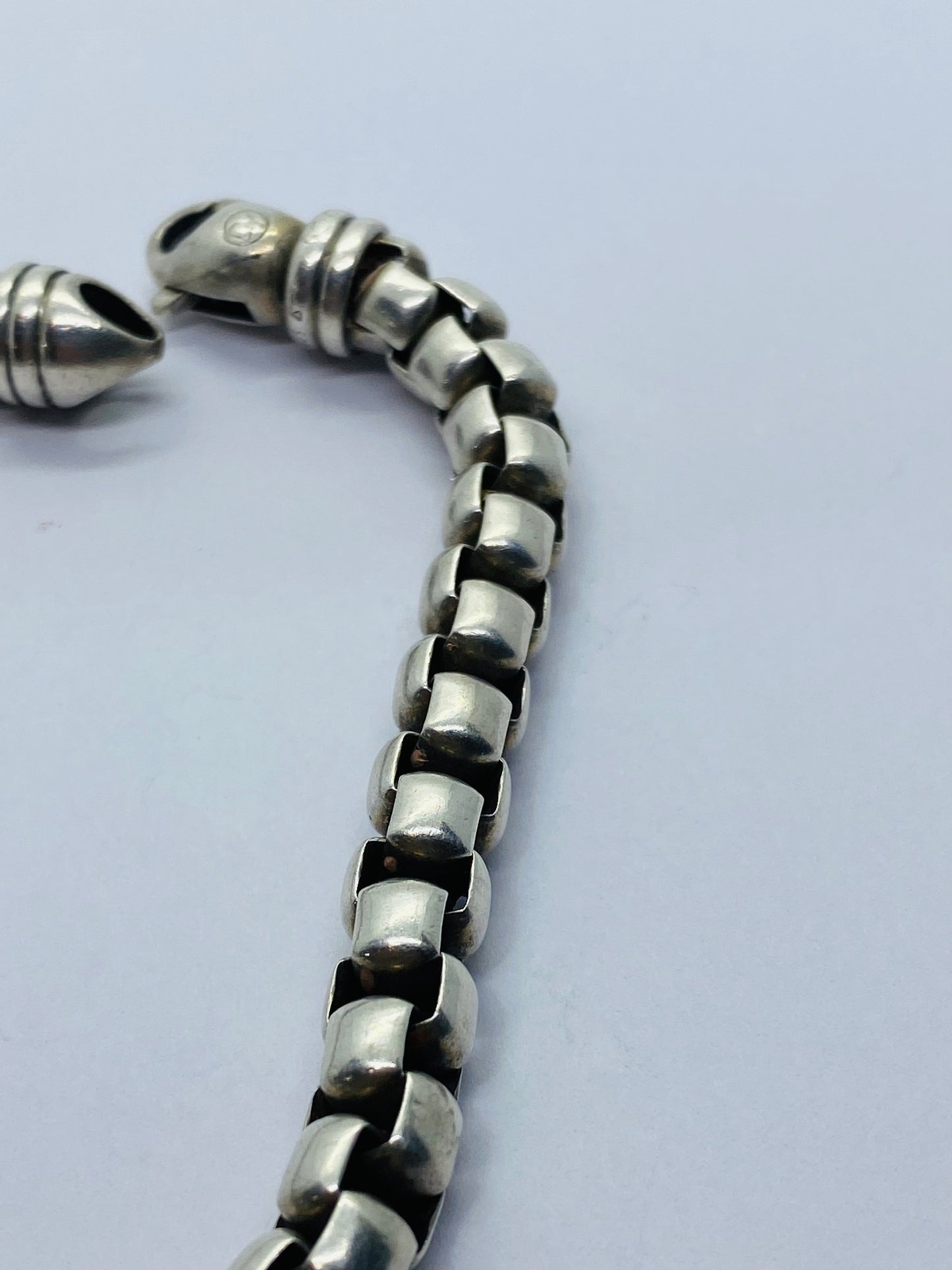 Authentic David Yurman Extra Large 8.75” Box Chain Bracelet 7mm. 50.6 Grams.