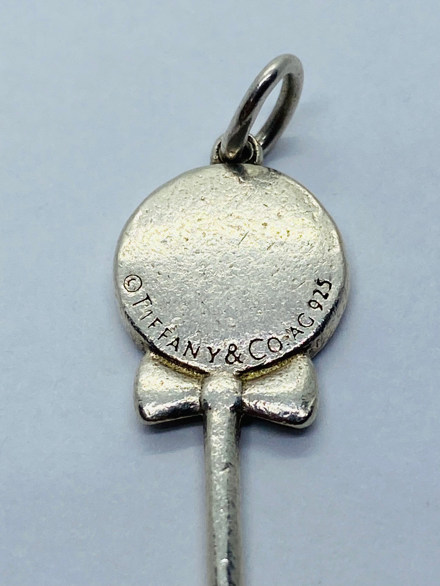 Tiffany and Co. Blue Enamel Lollipop Charm Great Condition