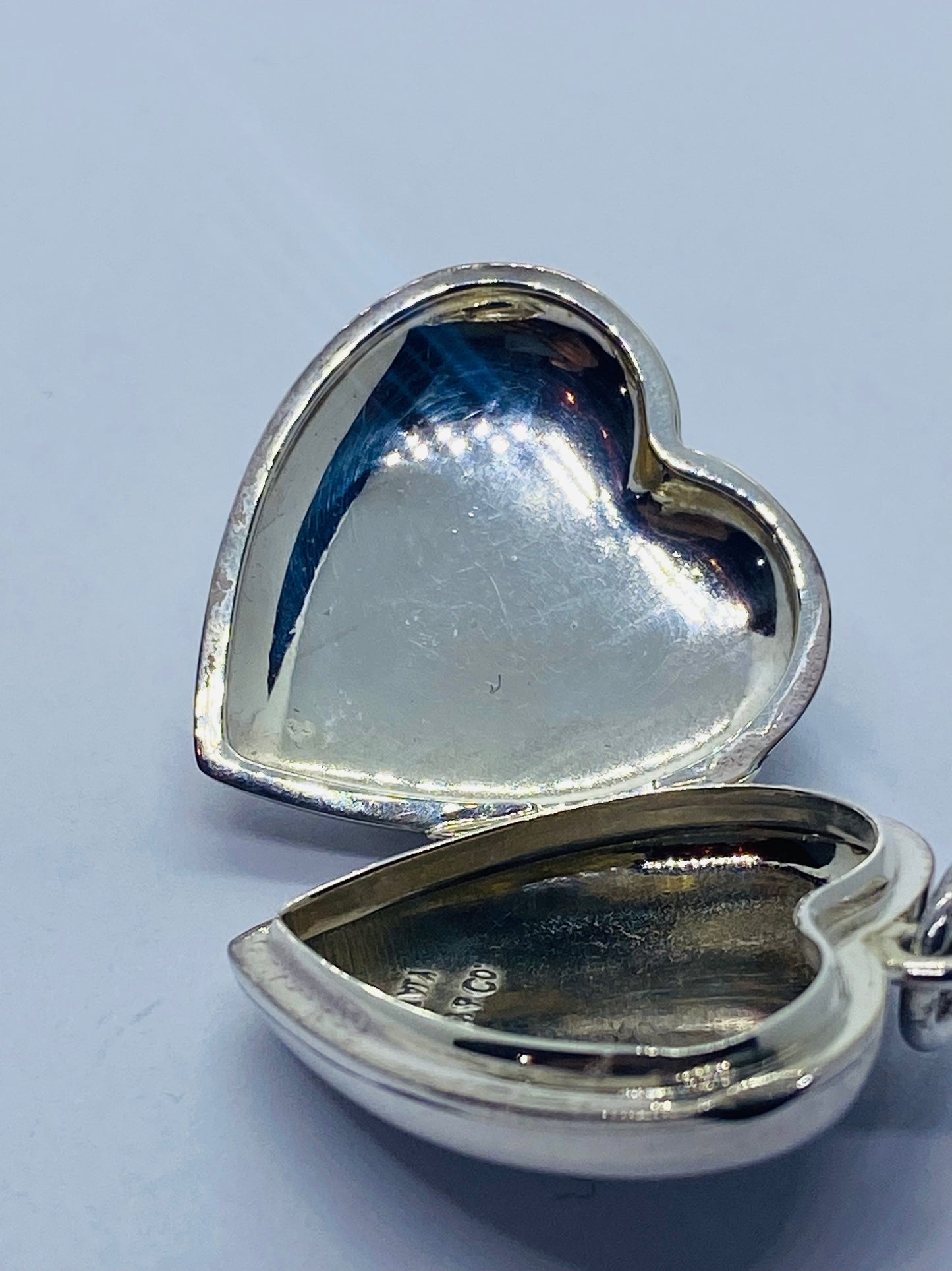 Tiffany & Co Locket LARGE 31mm without bail Excellent Condition 925