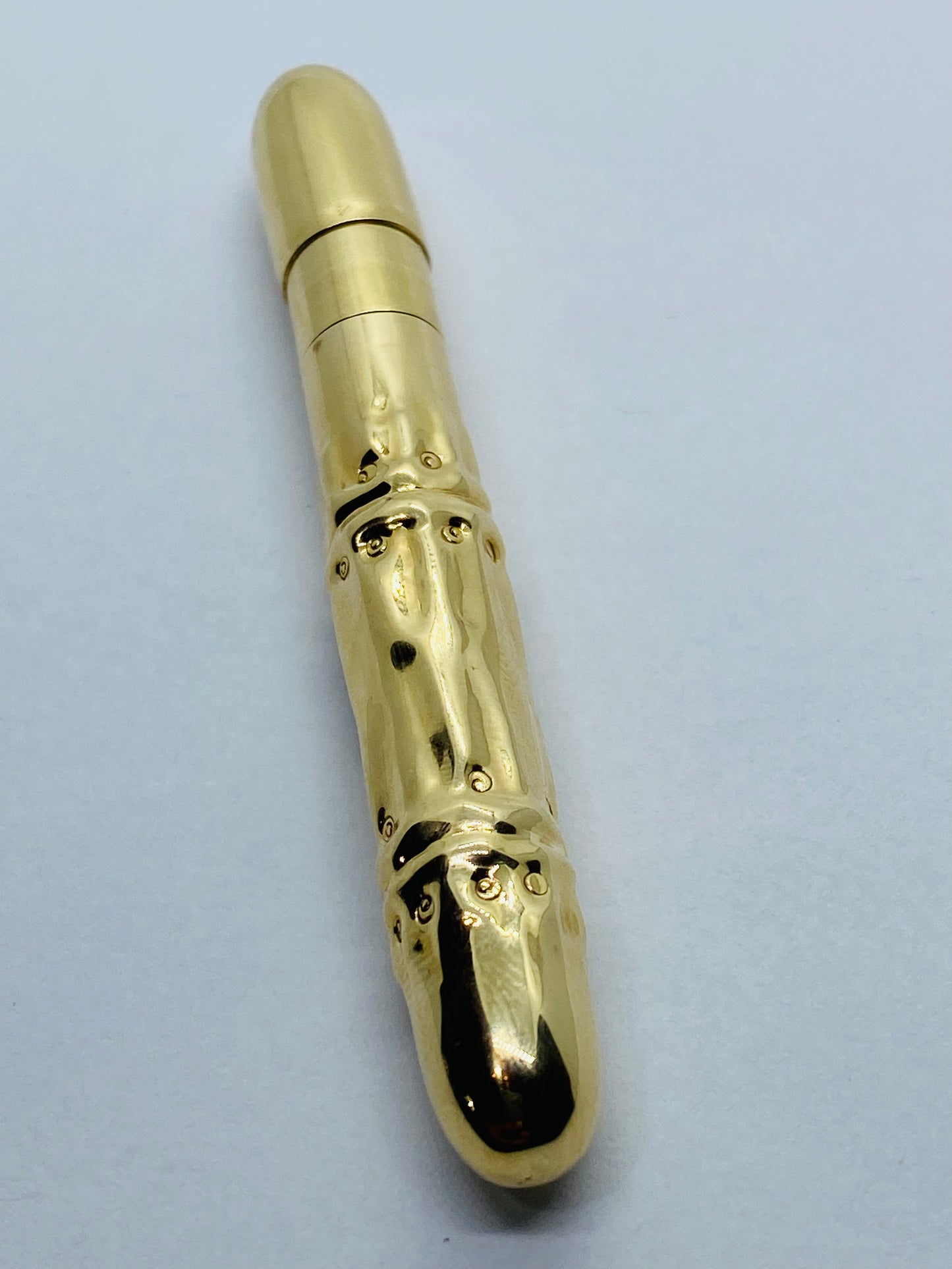 Tiffany Co 14k Vintage Bamboo Pen Brush Original Box Makeup Rare Vintage 18 Gram