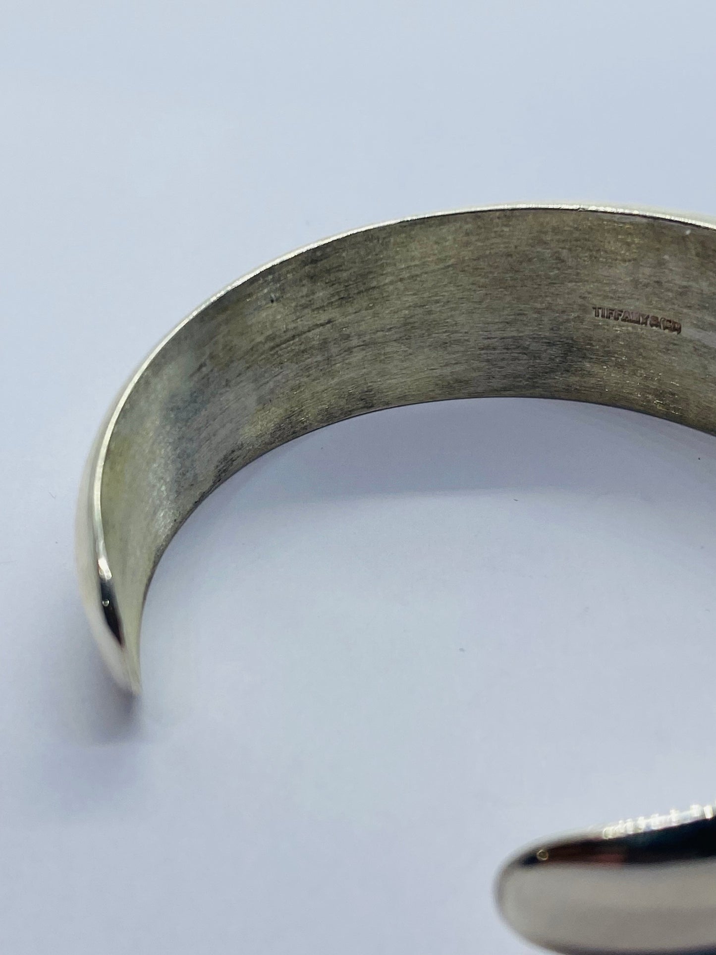 Tiffany Co Sterling Silver 925 Mexico Cuff Bracelet 5.75” 33 Grams 18MM wide