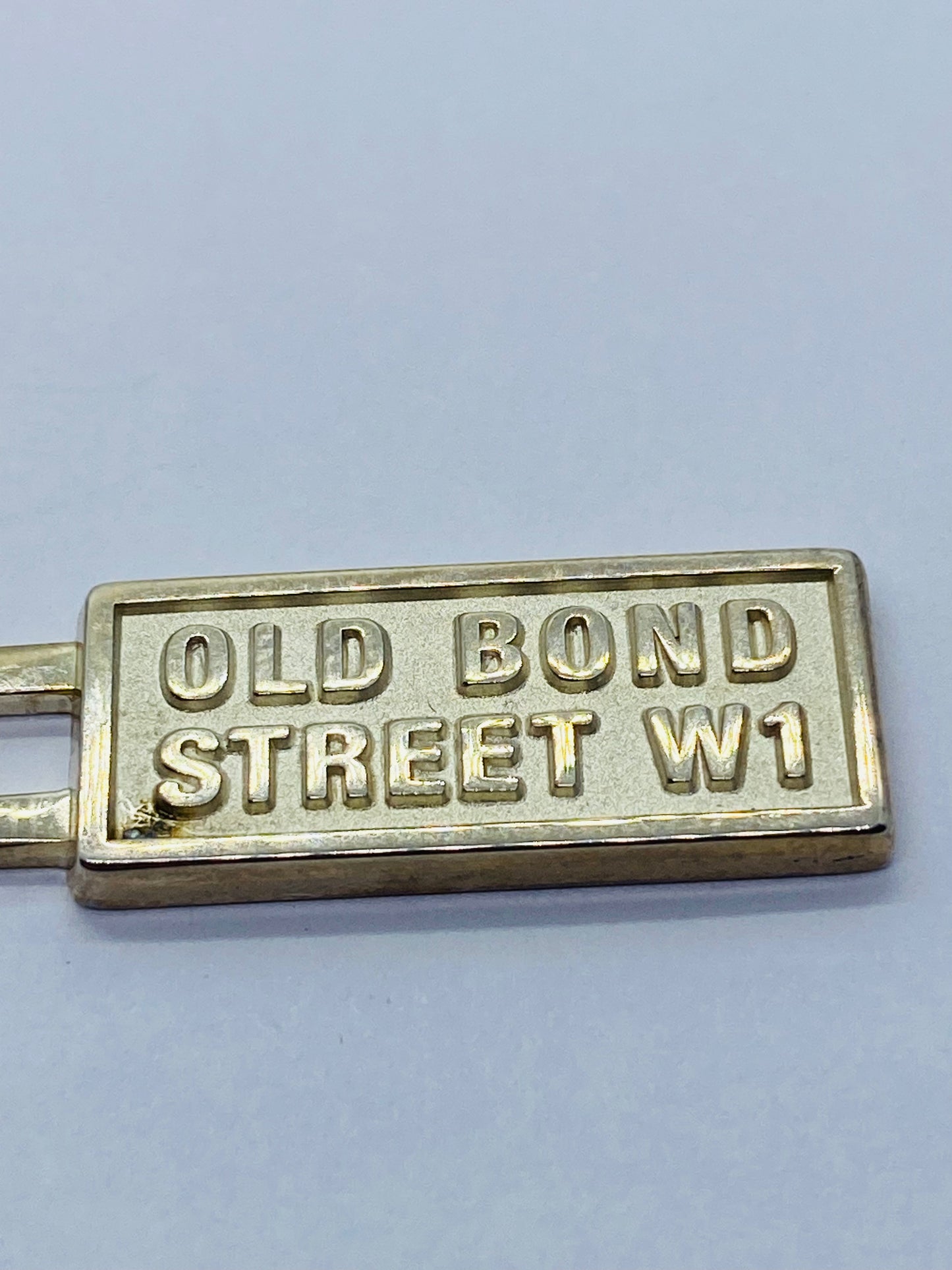 Tiffany & Co Silver Old Bond Street Pendant Charm For Necklace retired