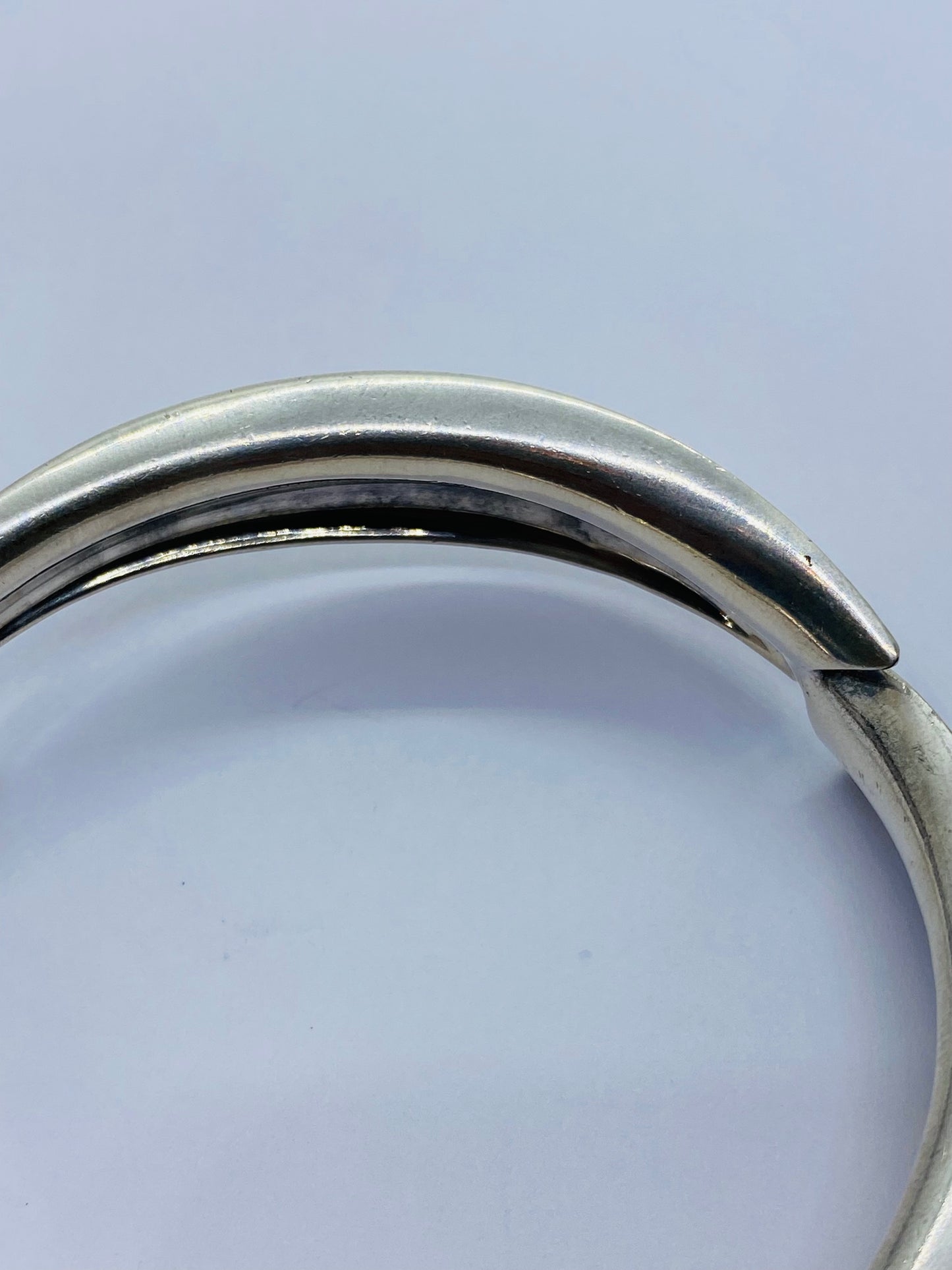 Rare Retired Tiffany & Co Frank Gehry Abstract Fish Bangle Bracelet .925 7.75”