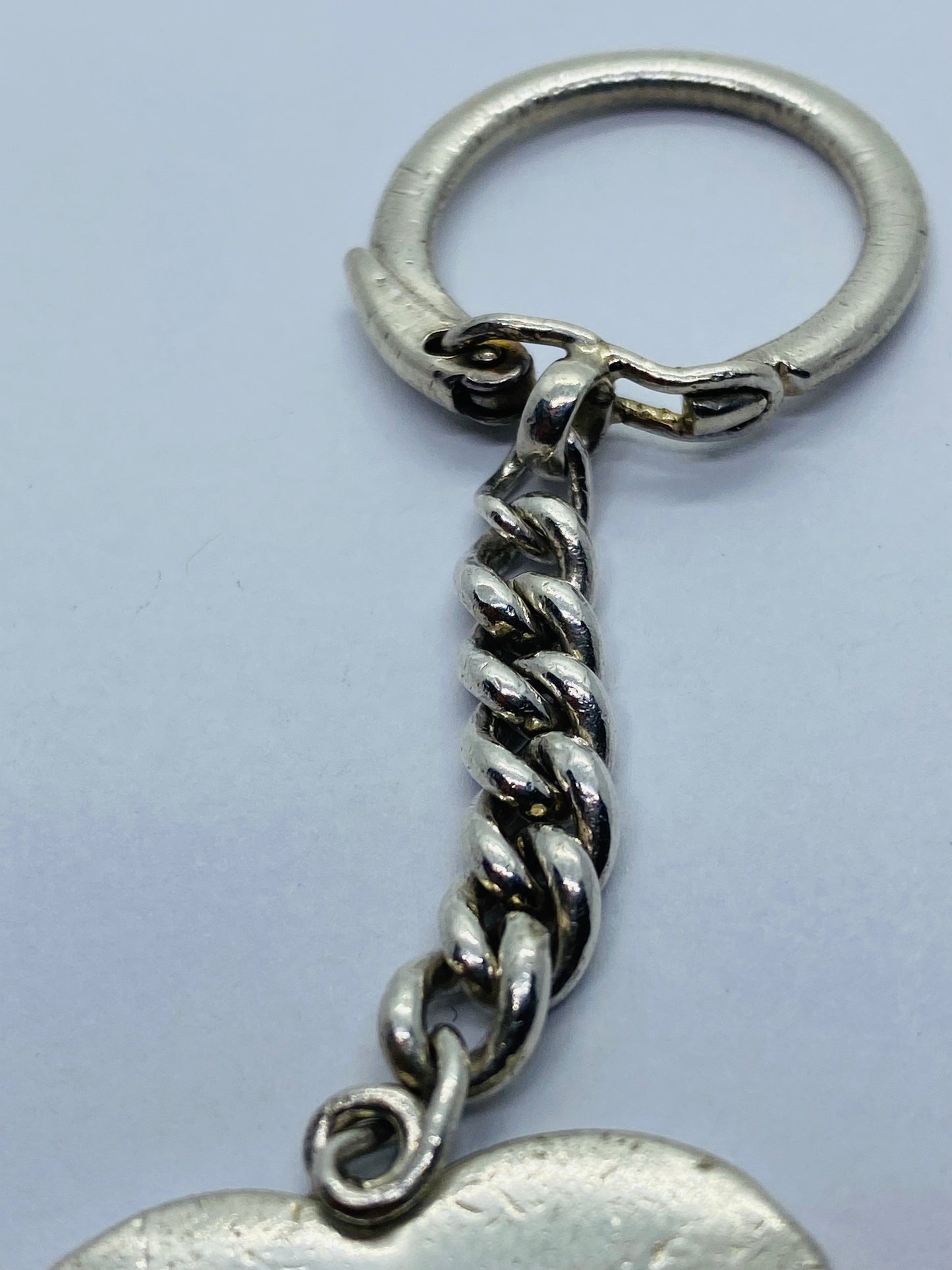 Vintage Tiffany & Co Heart Keychain Sterling Rare