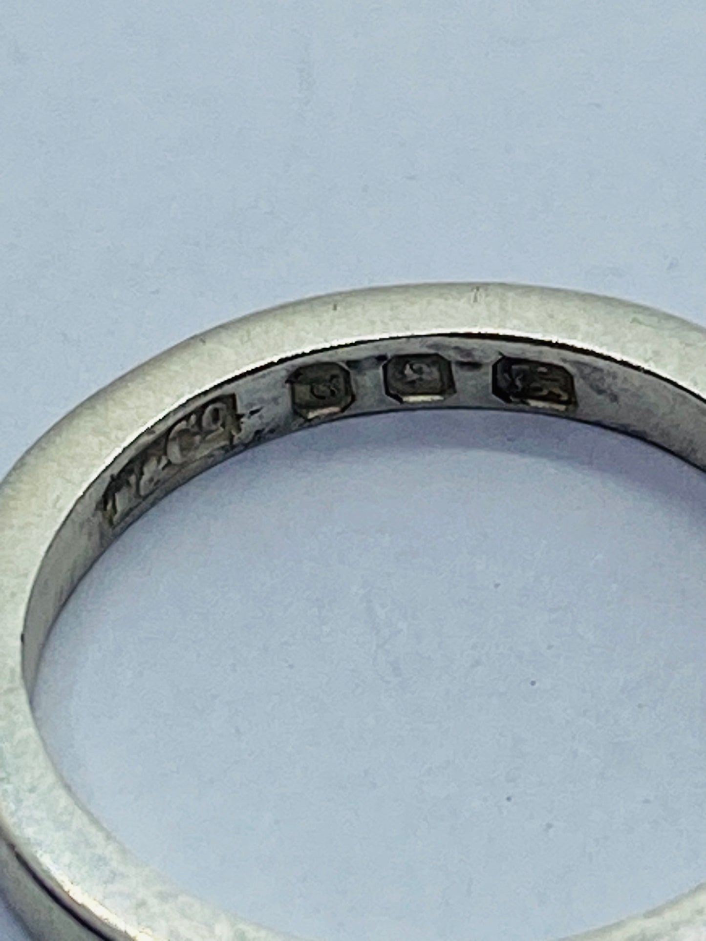 Vintage Tiffany & Co Sterling Silver Band ( T & Co ) Ring Made In England SET