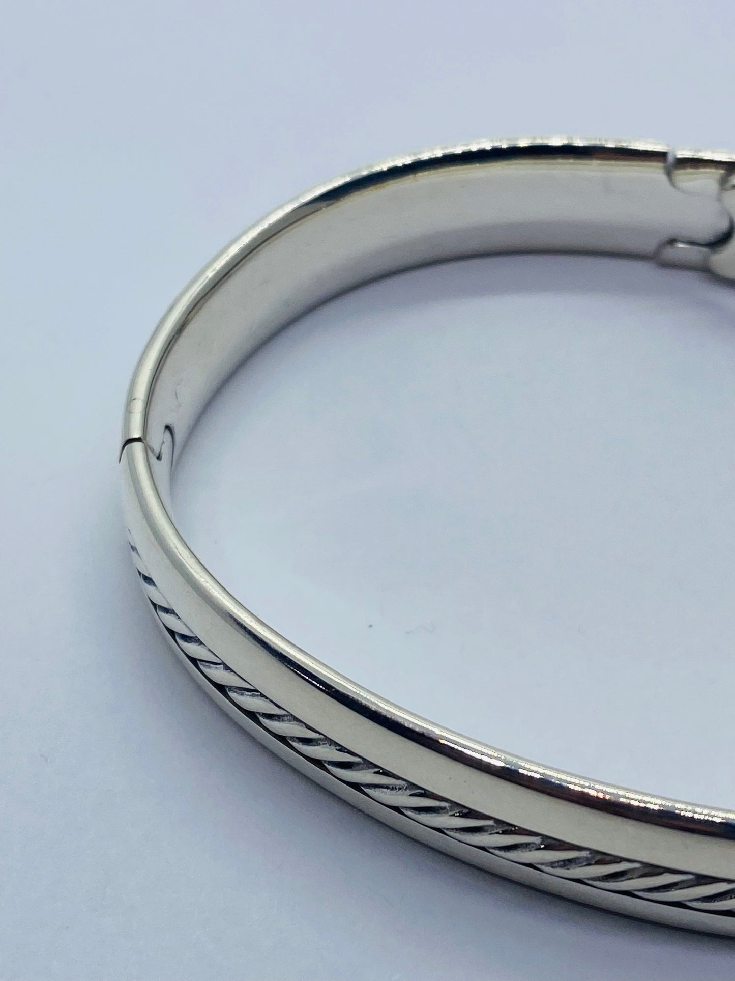Mens David Yurman Classic Cable bracelet 18K YG sterling silver 7”