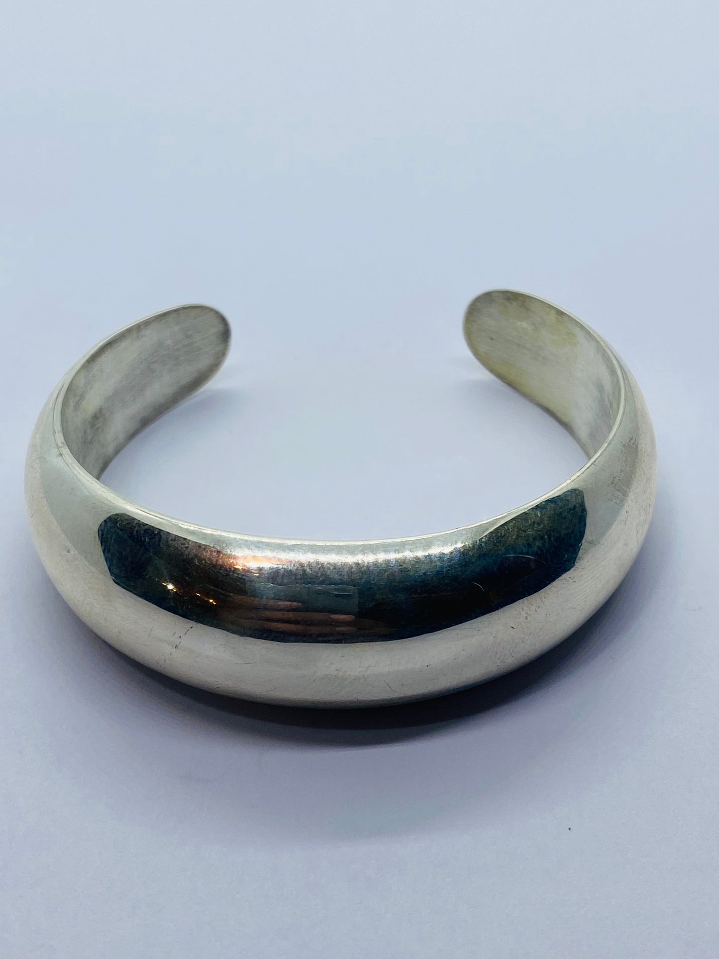 Tiffany Co Sterling Silver 925 Mexico Cuff Bracelet 5.75” 33 Grams 18MM wide