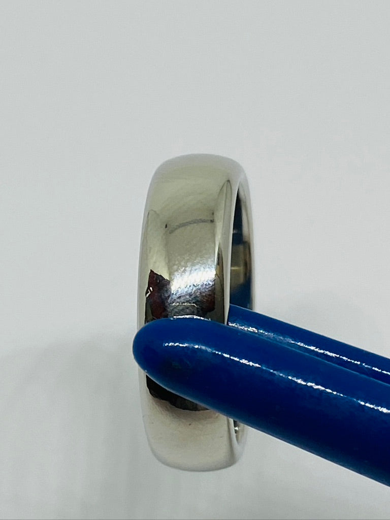 $2800 Tiffany & Co Comfort Platinum 950 6MM Size 7.75 man woman unisex ring box