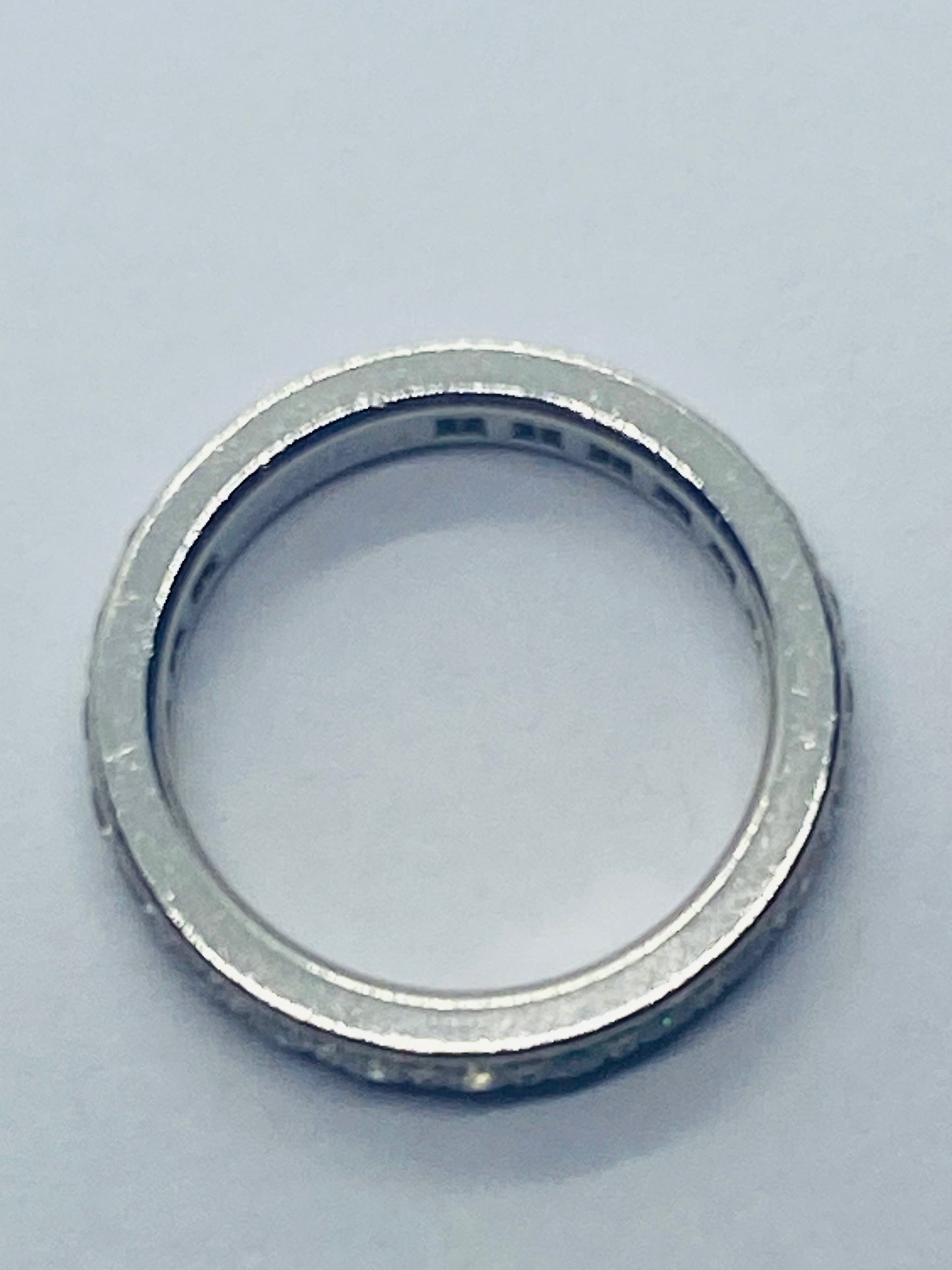$7350 TIFFANY & CO. PLATINUM ROUND DIAMOND ETERNITY FROM LEGACY 1.21CT 3.2MM 5.5