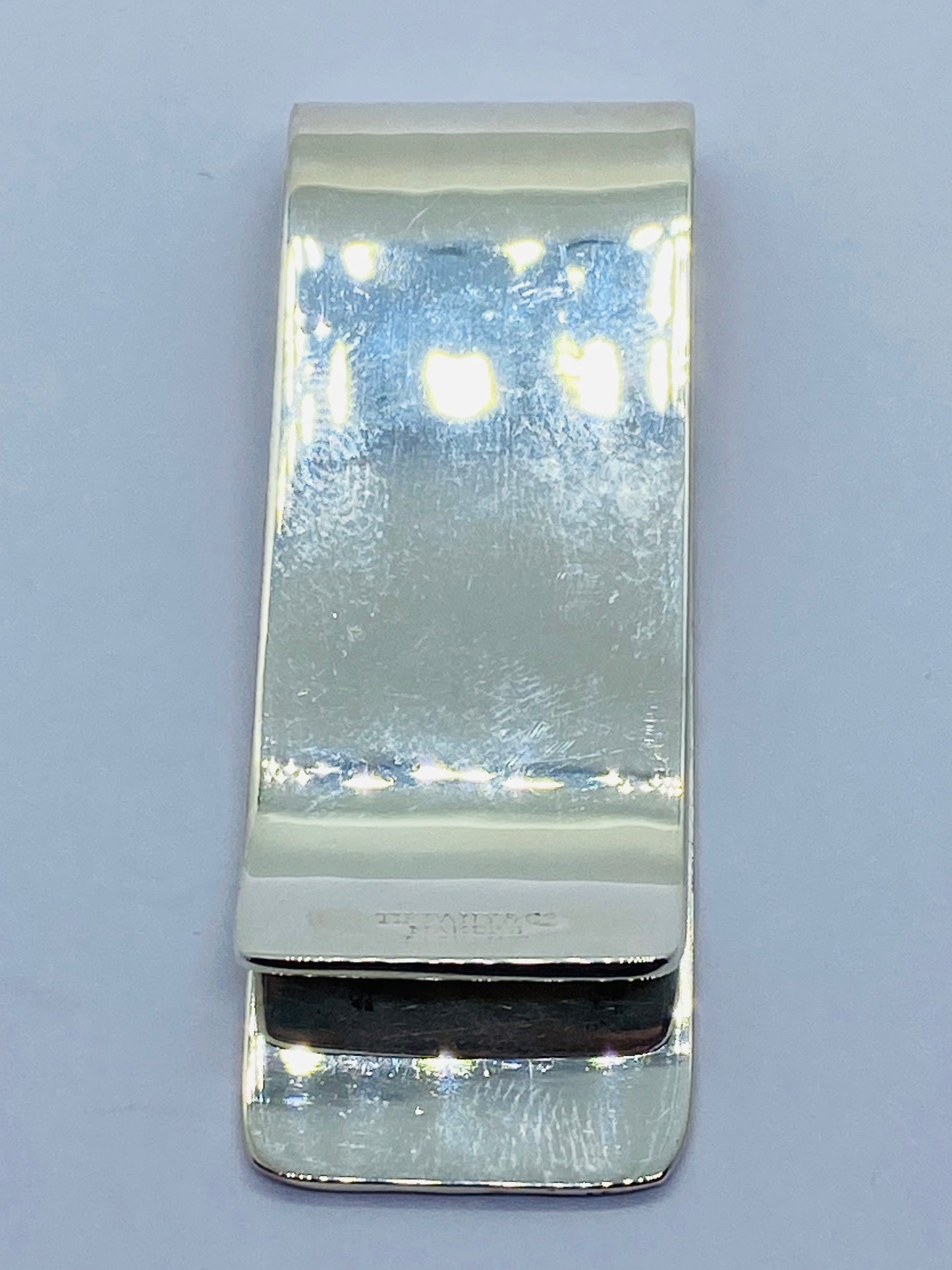 Retired Tiffany & Co. Sterling Silver Honeycomb Pattern Money Clip