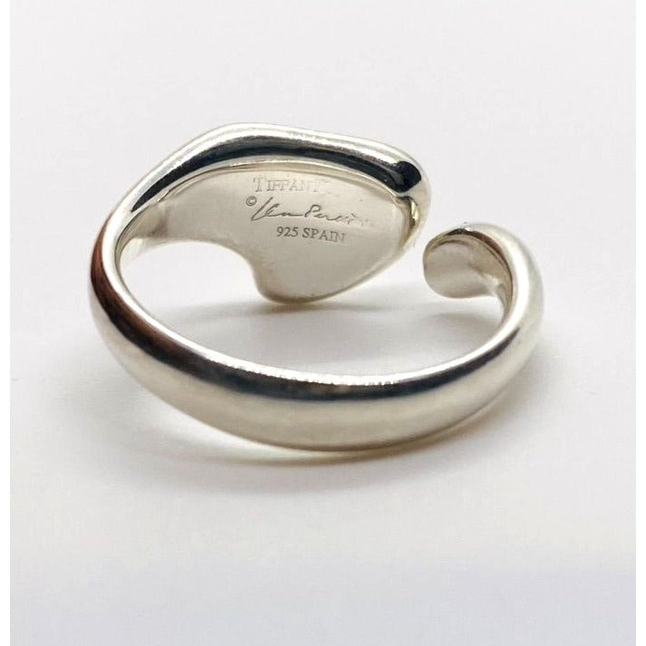 Tiffany & Co Full Heart Elsa Peretti Sterling Silver Ring Size 6
