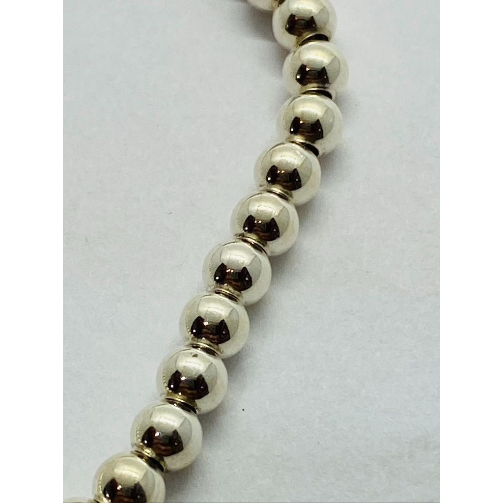 Tiffany & Co Bead "Please Return To Tiffany" 4mm heart bracelet