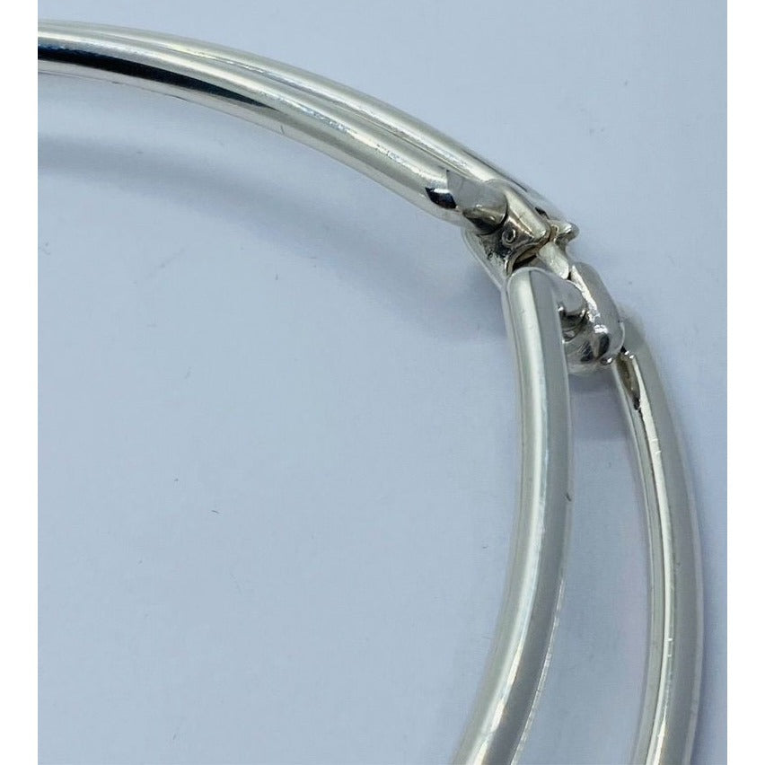 Tiffany & Co Sterling Silver 925 2002 Italy Rectangular Link Bar Collar Necklace