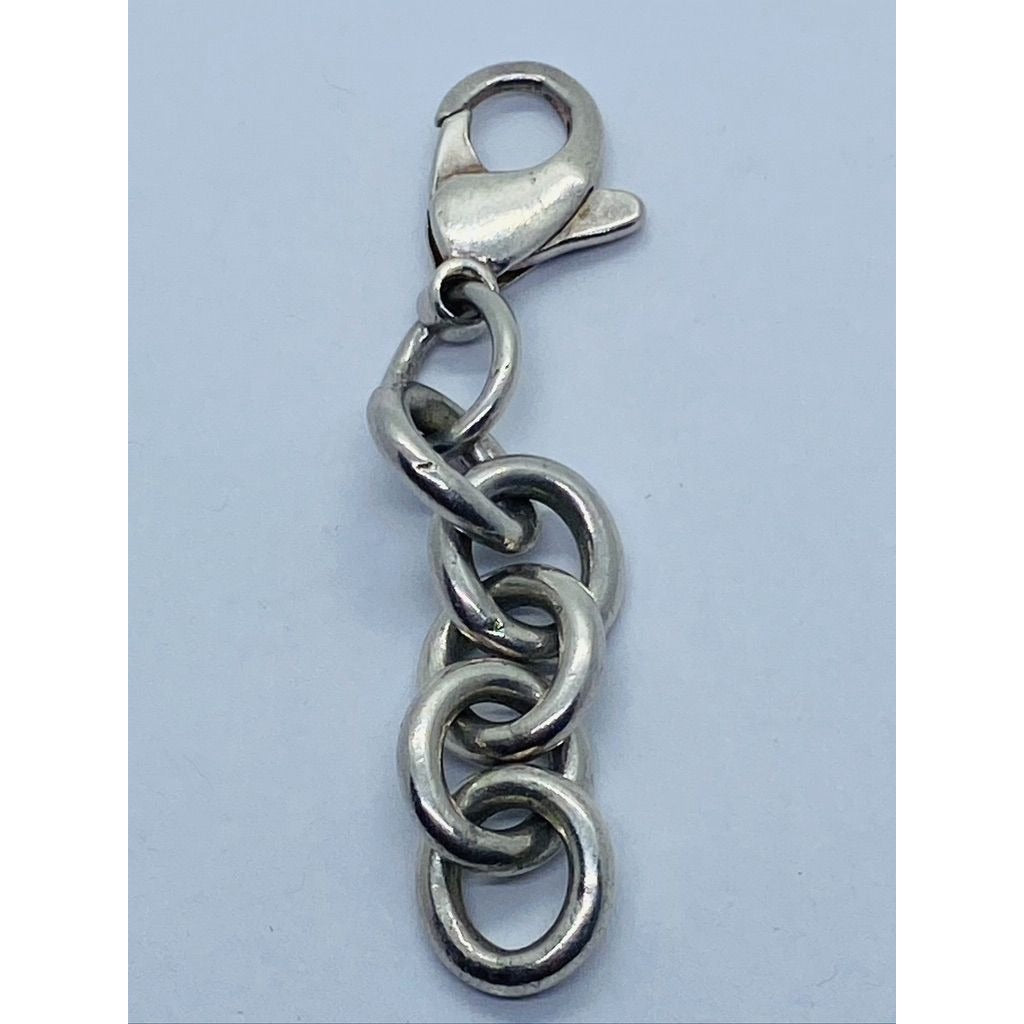 Tiffany & Co Silver Lobster Claw Clasp Extra Chain Links for Repair Lengthening