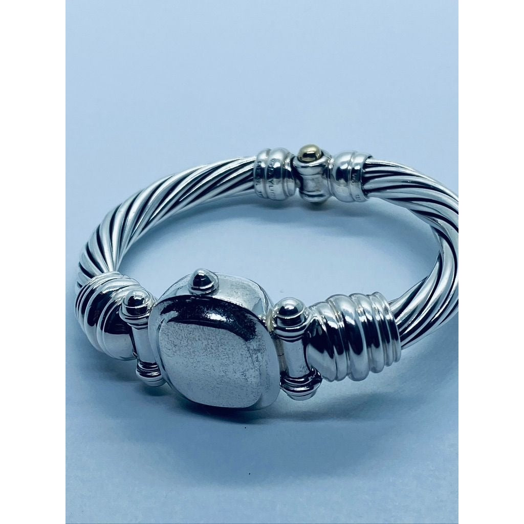 David Yurman Hinge Watch Case Bangle Bracelet 925 585