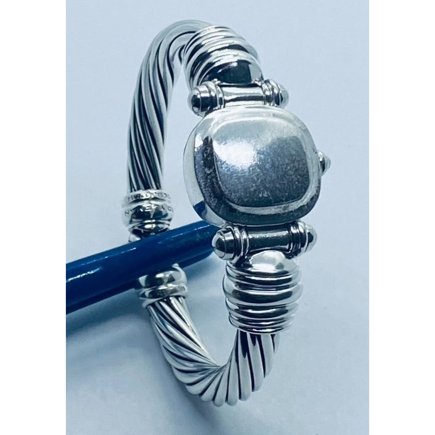 David Yurman Hinge Watch Case Bangle Bracelet 925 585