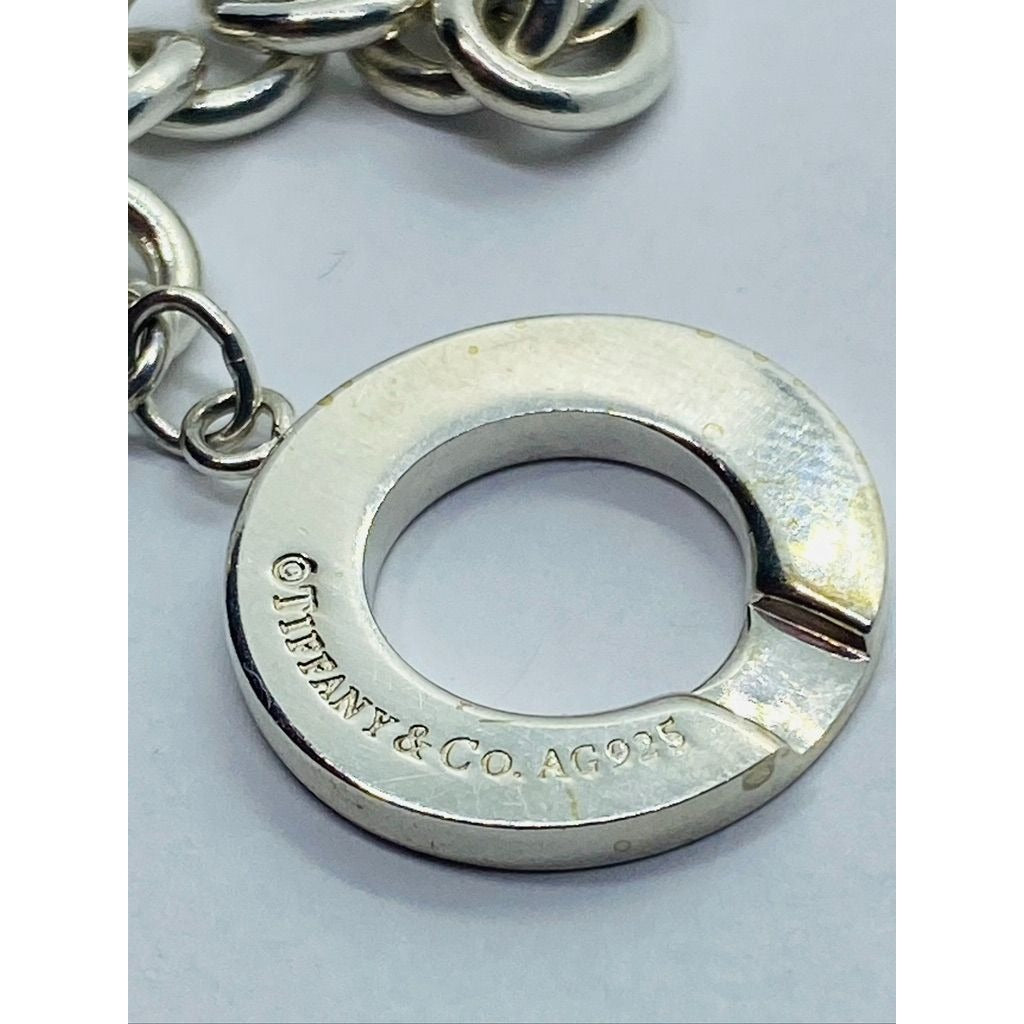 Tiffany & Co New York 17" Toggle 8x7MM Links Sterling Silver 925