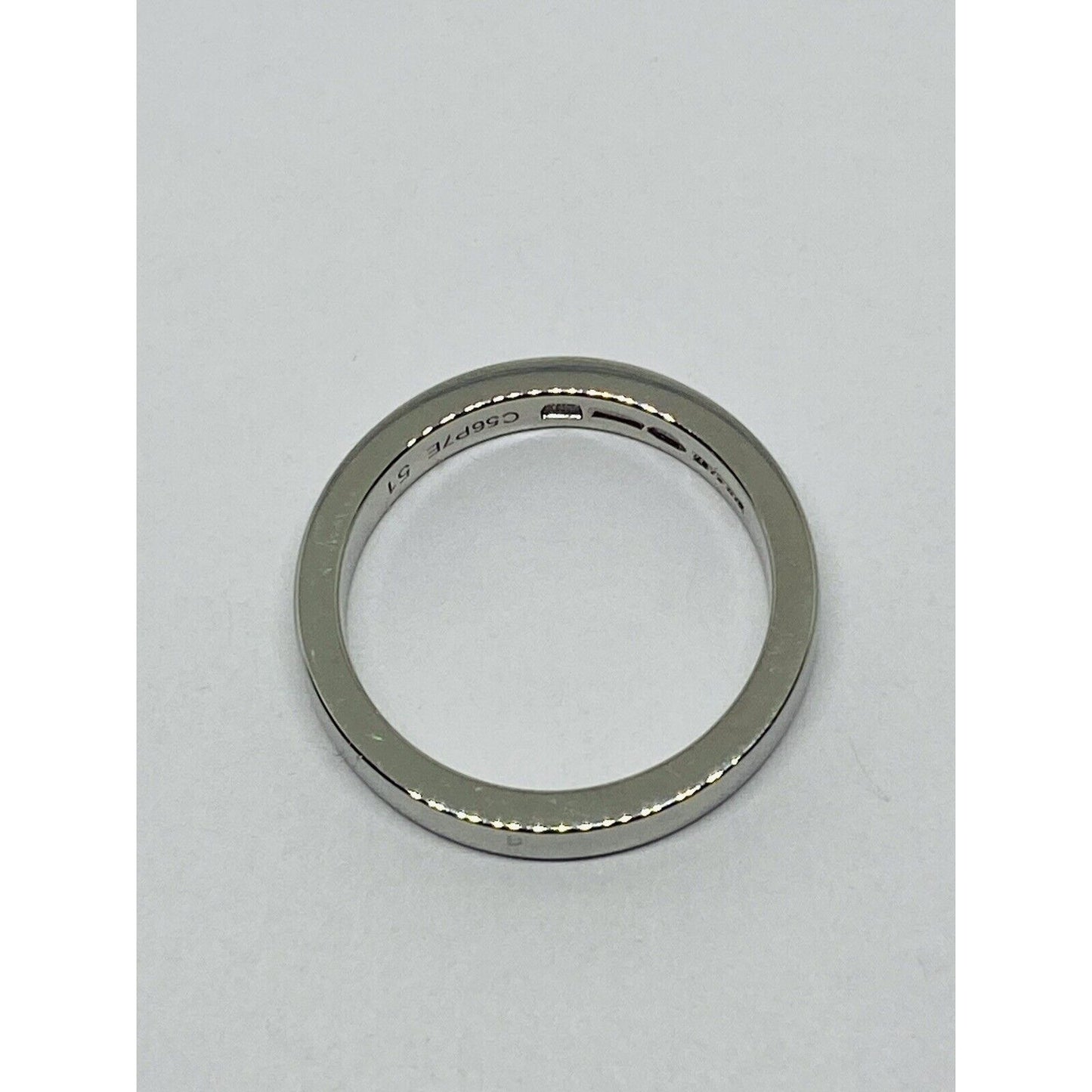 Bvlgari "MarryMe" Platinum Wedding Ring Size 5.5 (51) 2.7mm wide 6.1 gram