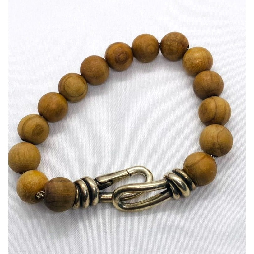Tiffany & Co Paloma Picasso 925 Wood Ball Bracelet Rare