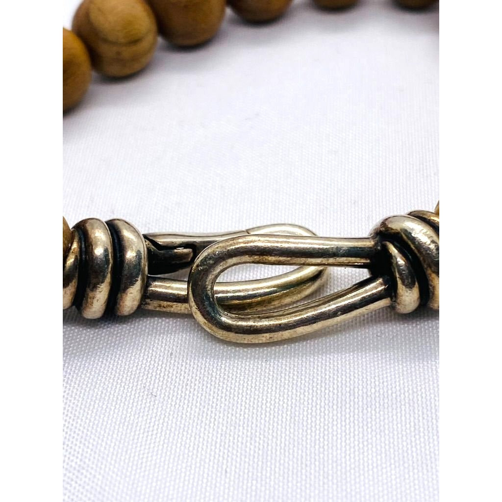 Tiffany & Co Paloma Picasso 925 Wood Ball Bracelet Rare