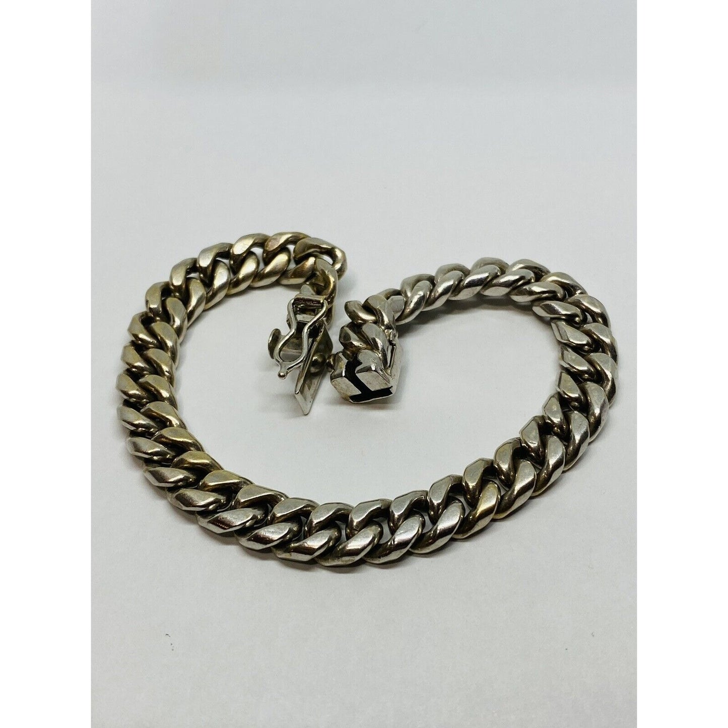 53.3 grams SOLID 14k GOLD CUBAN 8.5MM chain BRACELET 8.25”
